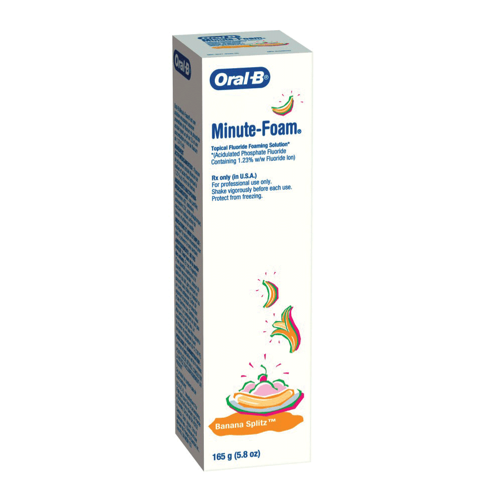 Oral-B Minute Foam 1.23% Orang-a-tangy 5.8oz - Oral-B Minute Foam 1.23% Orang-a-tangy 5.8oz - Image 1