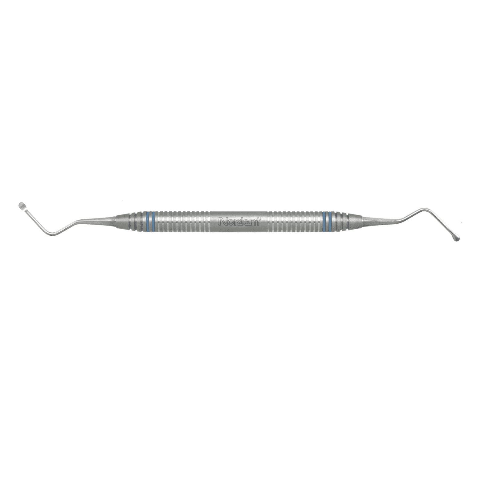 Nordent Lucas #86 (Large) Double End Surgical Curette, 3.0mm Wide Spoons, 20mm Reach, Stainless Steel Standard Handle - Nordent Lucas #86 (Large) Double End Surgical Curette, 3.0mm Wide Spoons - Image 1