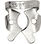 Kulzer Ivory Rubber Dam Clamp #11, Winged, Stainless Steel, Regular Molar, 50057342 - Rubber Dam Clamp 11, 50057342 - Image 1