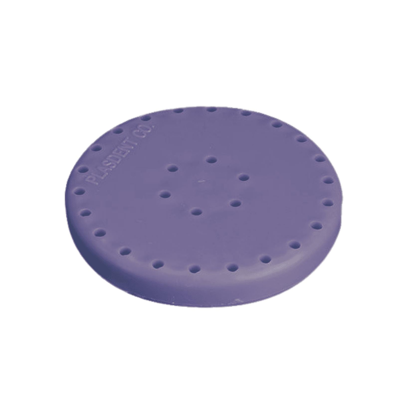 Plasdent Magnetic Bur Block, 28-Hole, Large Round, Lilac, 1/Pk, 400BLS-10PS - Magnetic Bur Block, 28-Hole, Large Round, Lilac, 1/Pk, 400BLS-10PS - Image 1