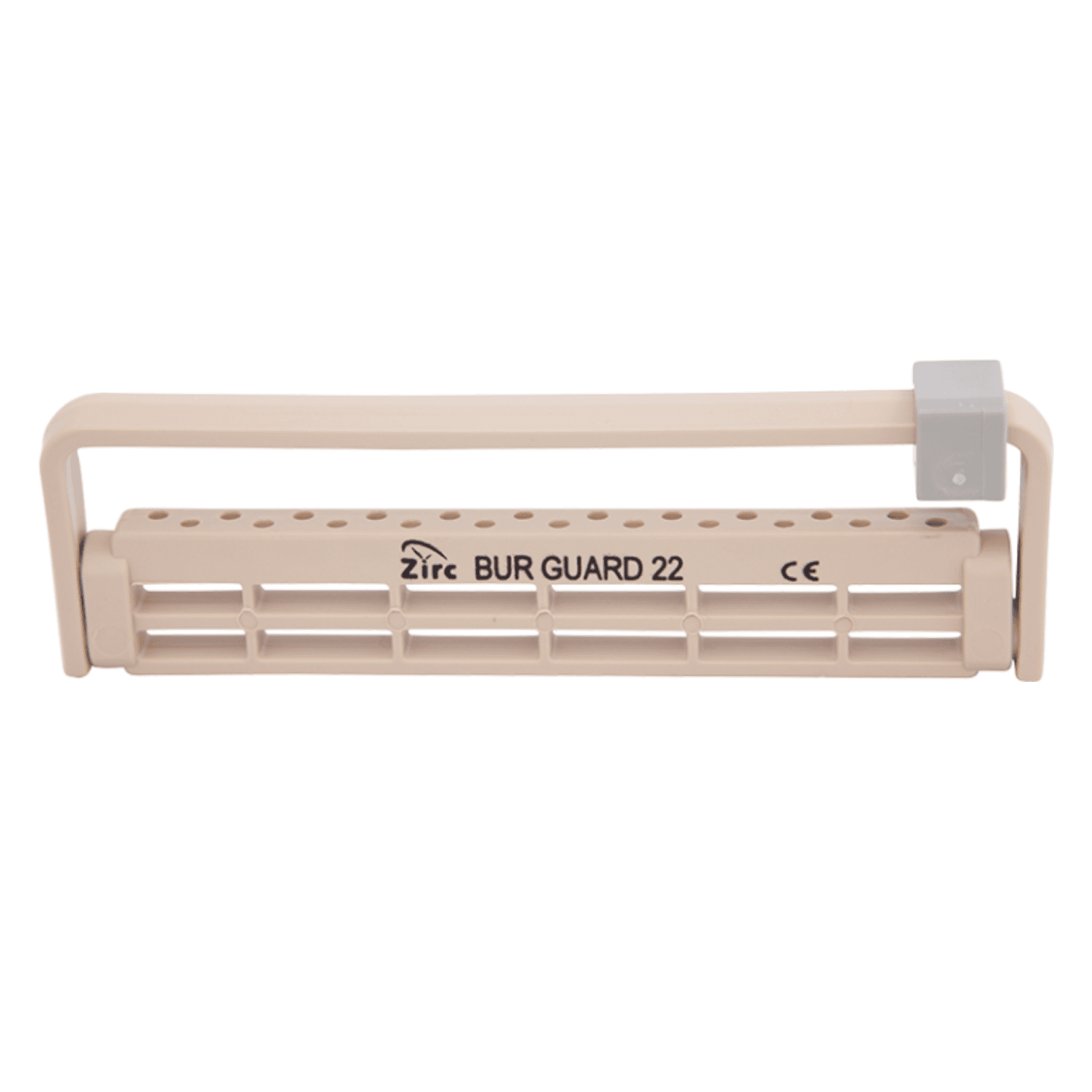 Steri-Bur Guard Plastic Bur Block, 22-Hole, Beige, 1/Pk, 50Z410G - Steri-Bur Guard Plastic Bur Block, 22-Hole, Beige, 1/Pk, 50Z410G - Image 1