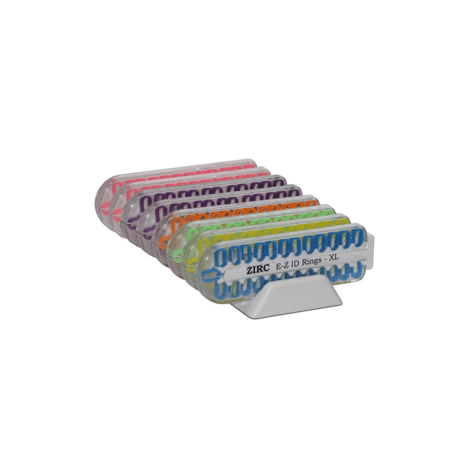 Zirc E-Z ID Instrument Rings, Extra Large, Vibrant Assorted Colors, 200/Pk, 70Z010 - E-Z ID Instrument Rings, XL 200/Pk. - VIBRANT Kit. Just over 1/2" diameter - Image 1