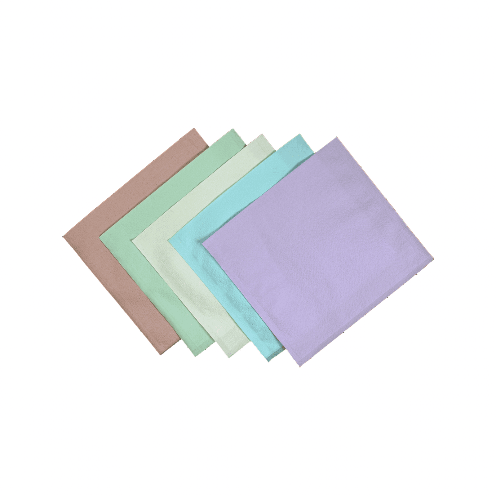 TIDI Choice Headrest Covers, 10" x 13", Lavender, Tissue/Poly, 500/Case - Tidi 10" x 13" Lavender TTissue/Poly Headrest Covers, Box of 500 - Image 1