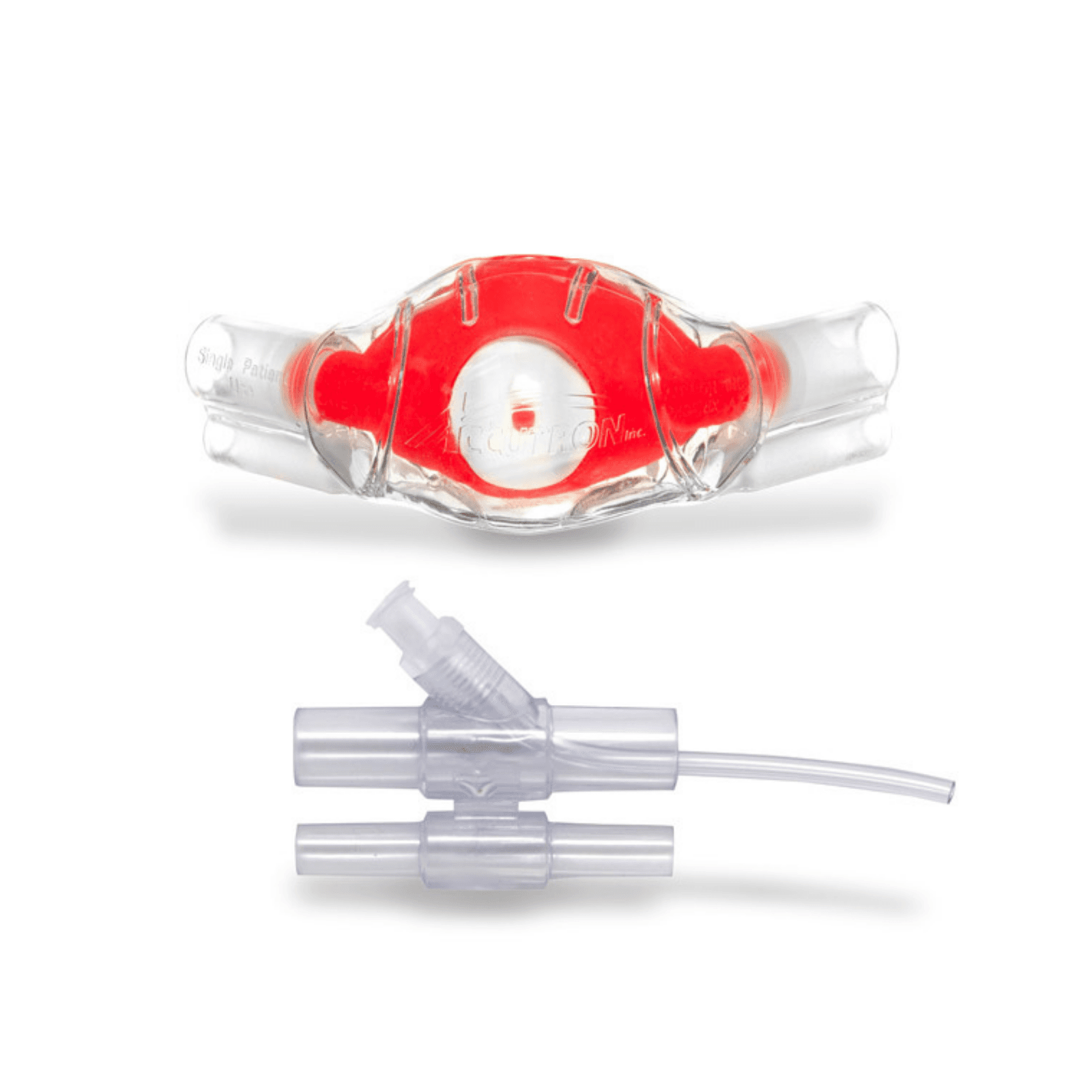 ClearView Nasal Mask and Capnography Bundle, Large Adult, Outlaw Orange, 12/Pk, 33034-10-CAP - ClearView Nasal Mask and Capnography Bundle Large Adult Orange 12/Pk, 33034-10-CAP - Image 1