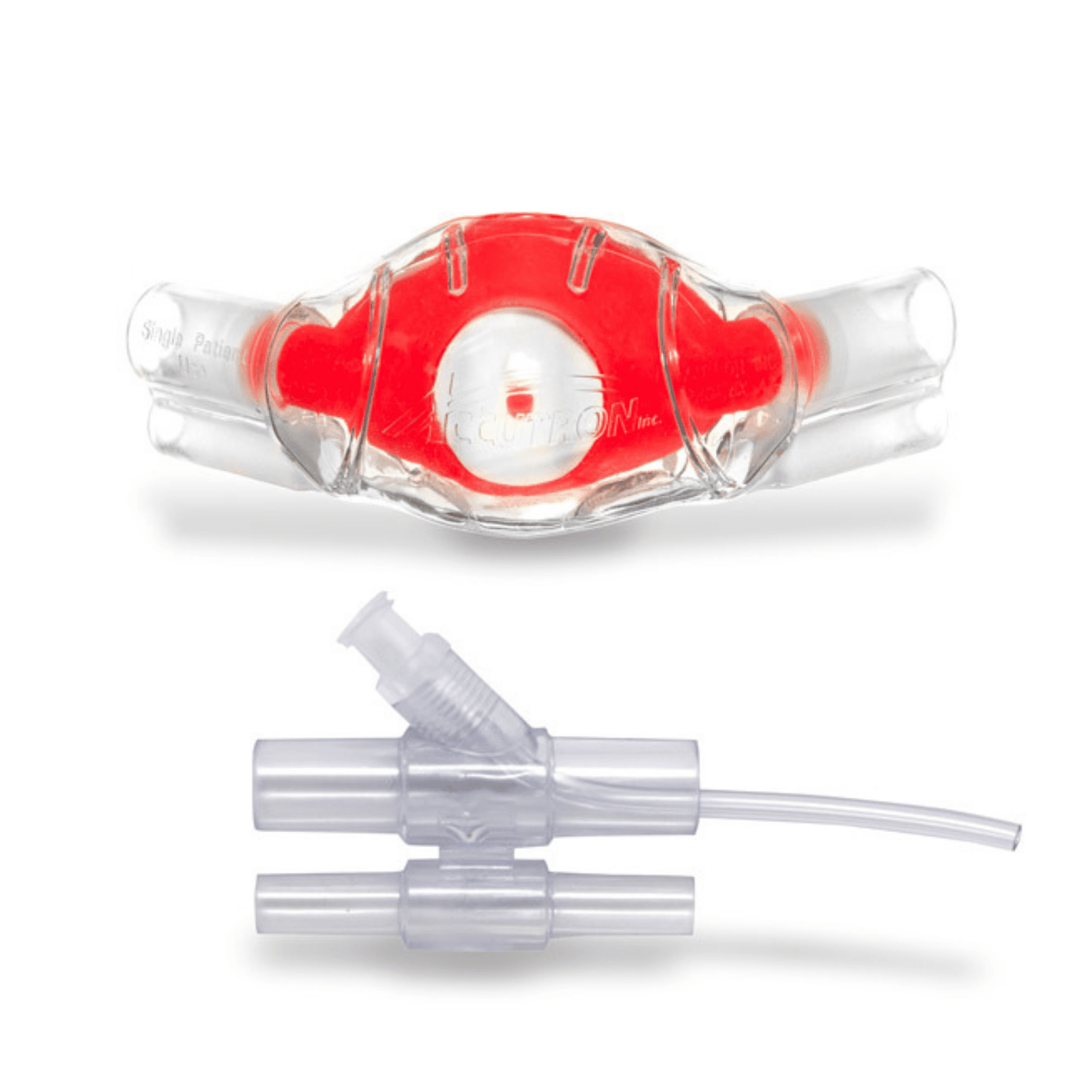 ClearView Nasal Mask and Capnography Bundle, Adult, Outlaw Orange, 12/Pk, 33035-10-CAP - ClearView Nasal Mask and Capnography Bundle Adult Orange 12/Pk, 33035-10-CAP - Image 1