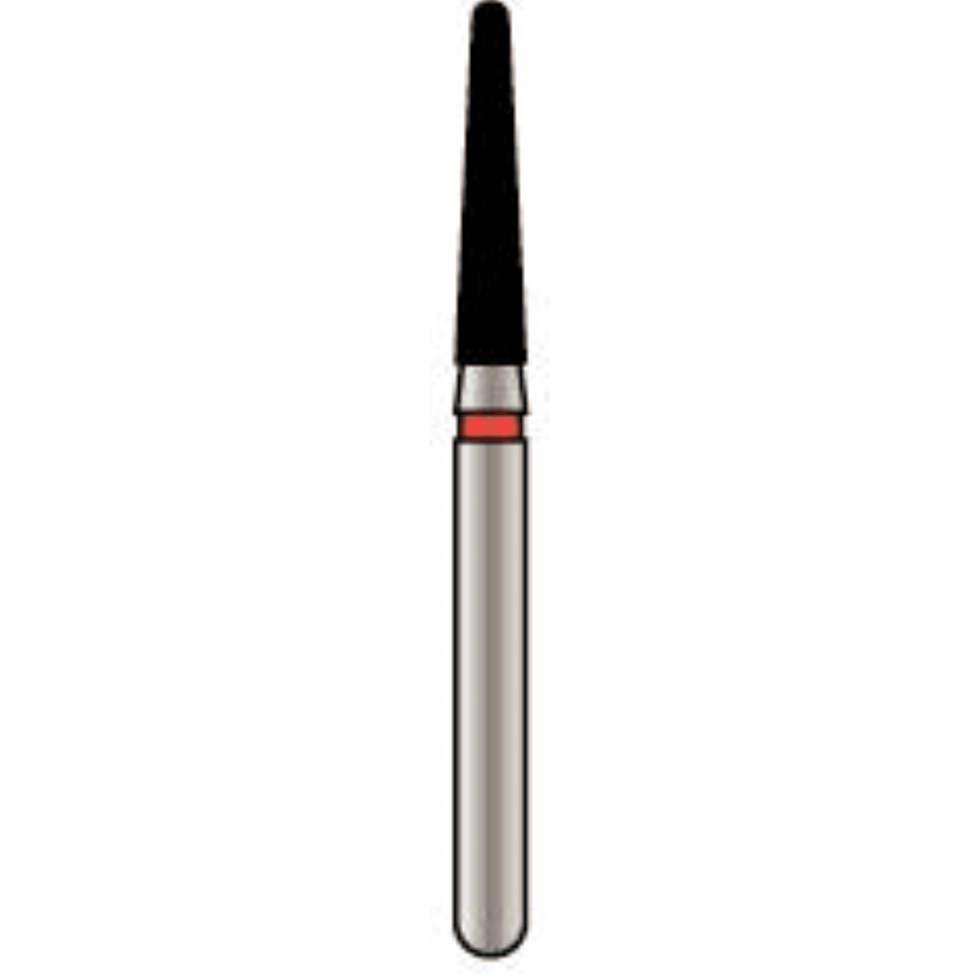 Alpen x1 Sterile Single-Use Diamond Burs, FG, Round End Taper, #856, 1.2 mm, Coarse, Green, 25/Pk, X856C012 - Alpen x1 Sterile Single-Use Diamond Burs, FG, Round End Taper, # 856, 1.2 mm, Coarse, Green, 25/Pk, X856C012 - Image 1