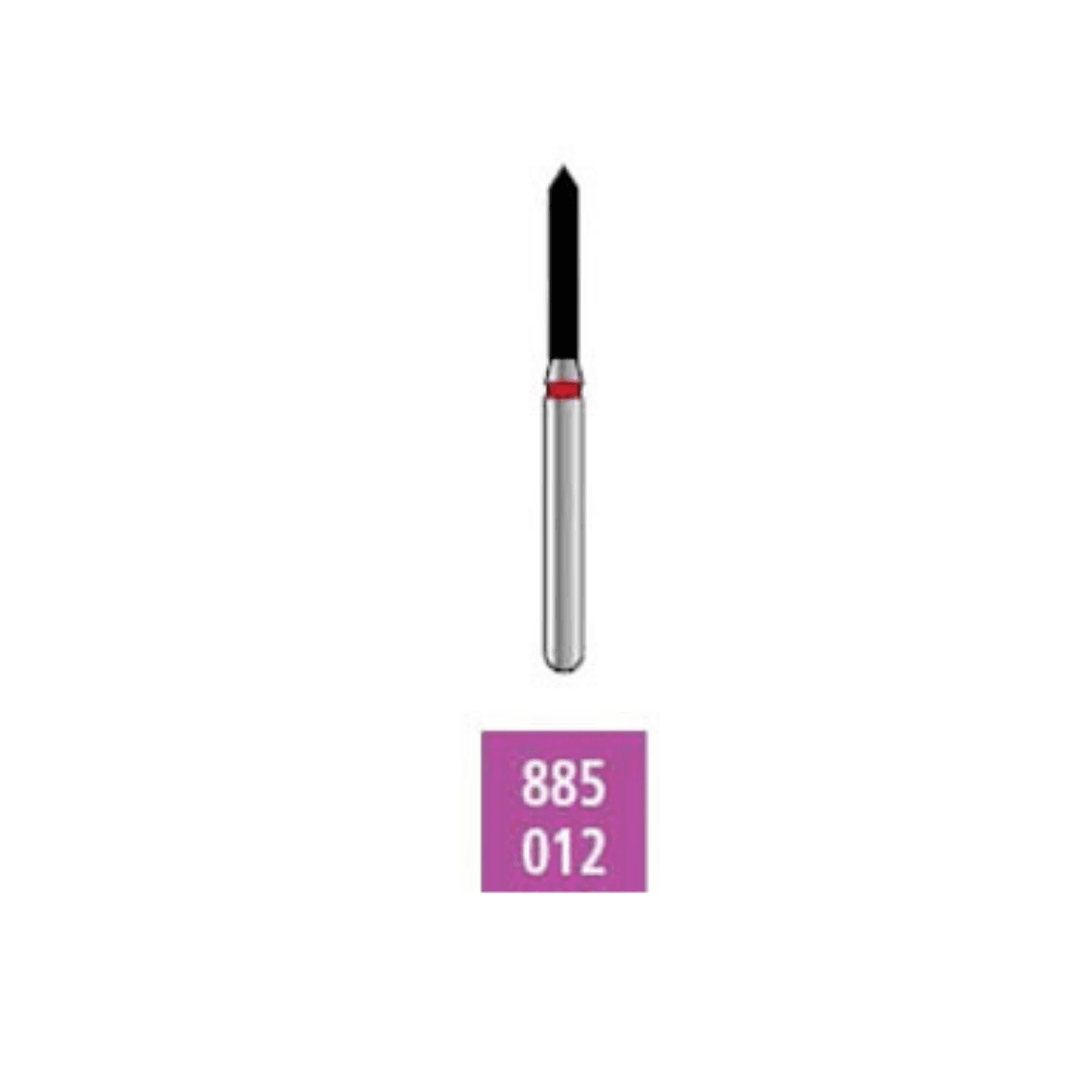 Alpen x1 Sterile Single-Use Diamond Burs, FG, Beveled Cylinder, #885, 1.2 mm, Coarse, Green, 25/Pk, X885C012 - Alpen x1 Sterile Single-Use Diamond Burs, FG, Beveled Cylinder, # 885, 1.2 mm, Coarse, Green, 25/Pk, X885C012 - Image 1