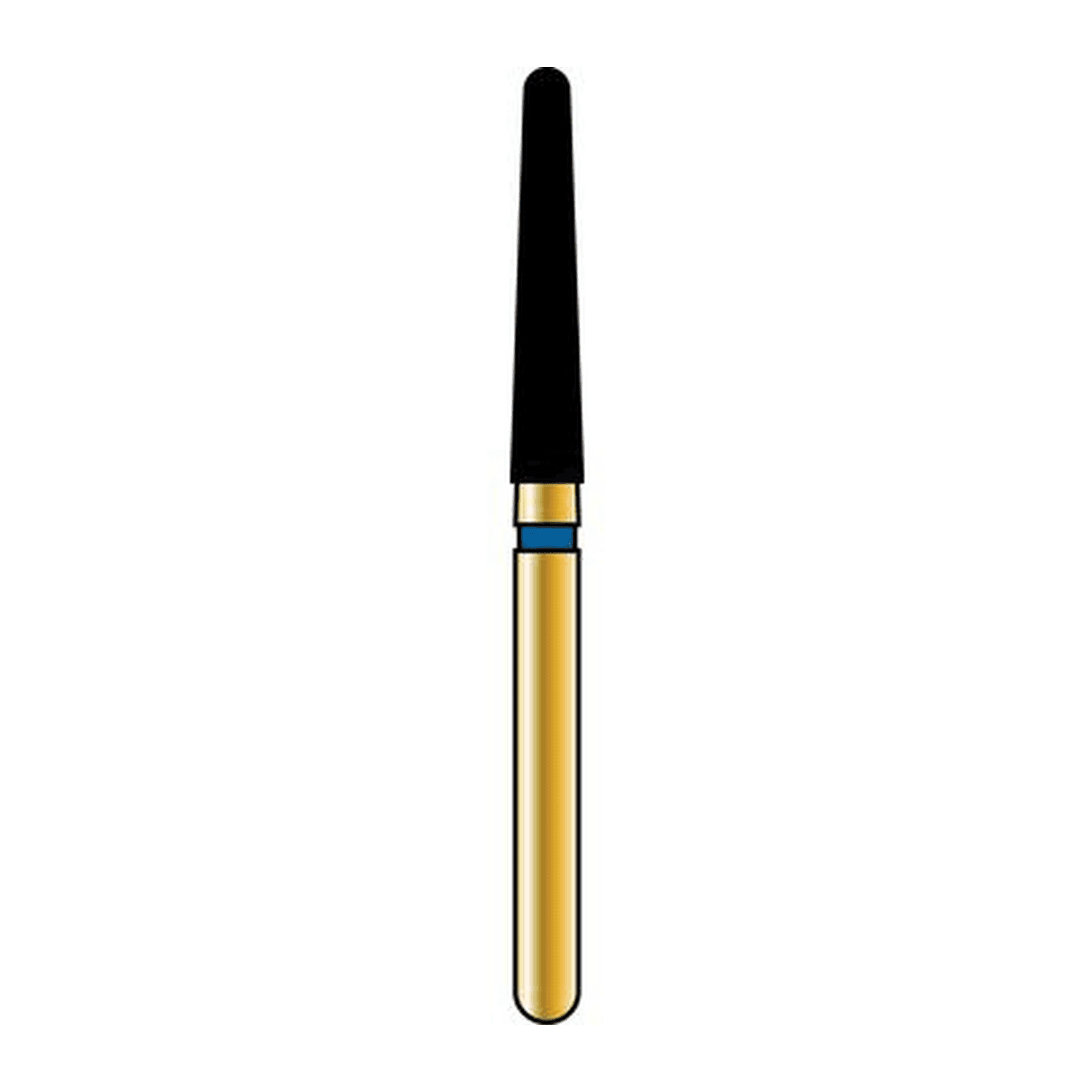 Alpen Multilayer Diamond Burs, FG, Round End Taper, #850, 1.8 mm, Super Coarse, Black, 5/Pk, 60032217 - Alpen Multilayer Diamond Burs, FG, Round End Taper, # 850, 1.8 mm, Super Coarse, Black, 5/Pk, 60032217 - Image 1