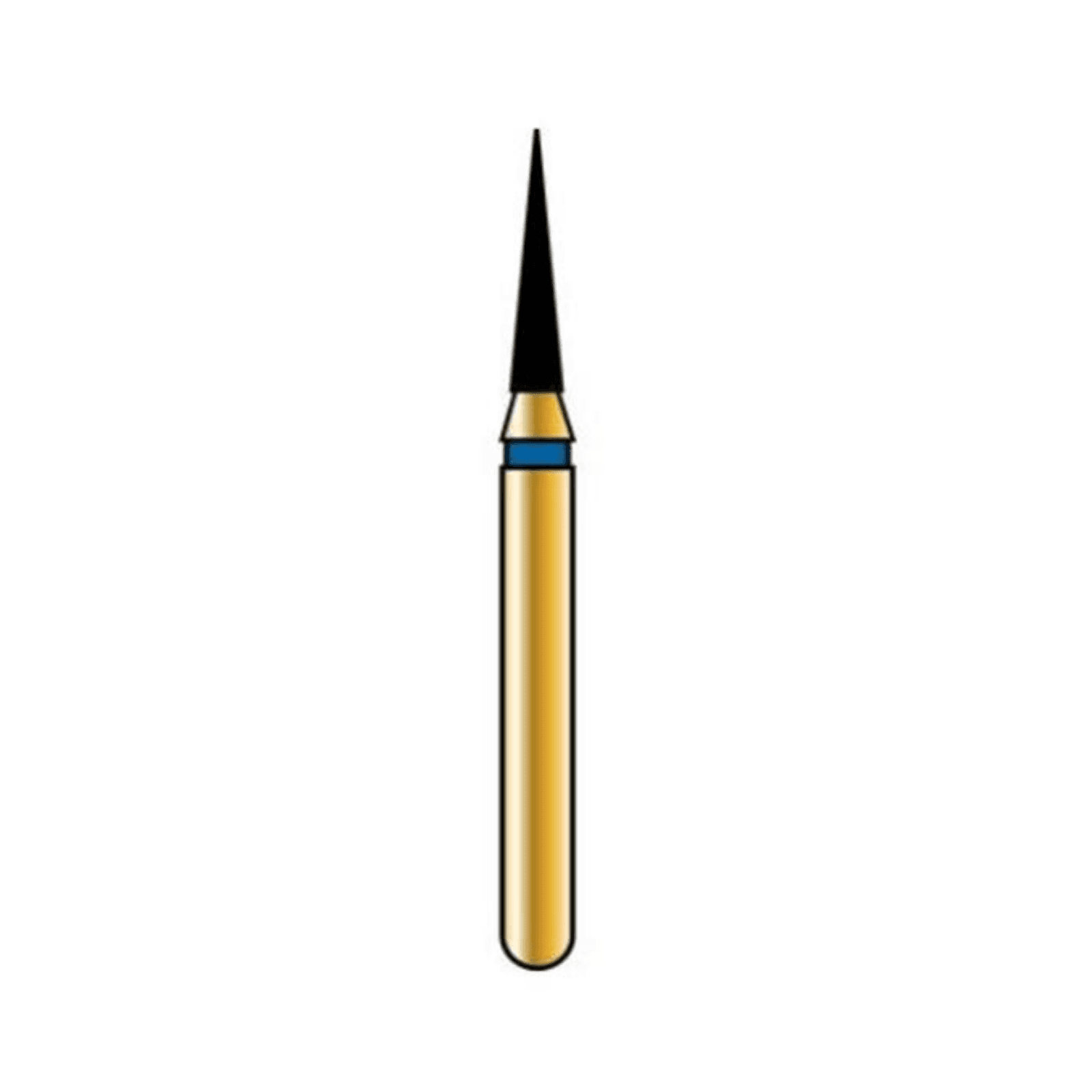 Alpen Multilayer Diamond Burs, FG, Flame, #852, 1.2 mm, Extra Fine, Yellow, 5/Pk, 60032249 - Alpen Multilayer Diamond Burs, FG, Flame, # 852, 1.2 mm, Extra Fine, Yellow, 5/Pk, 60032249 - Image 1