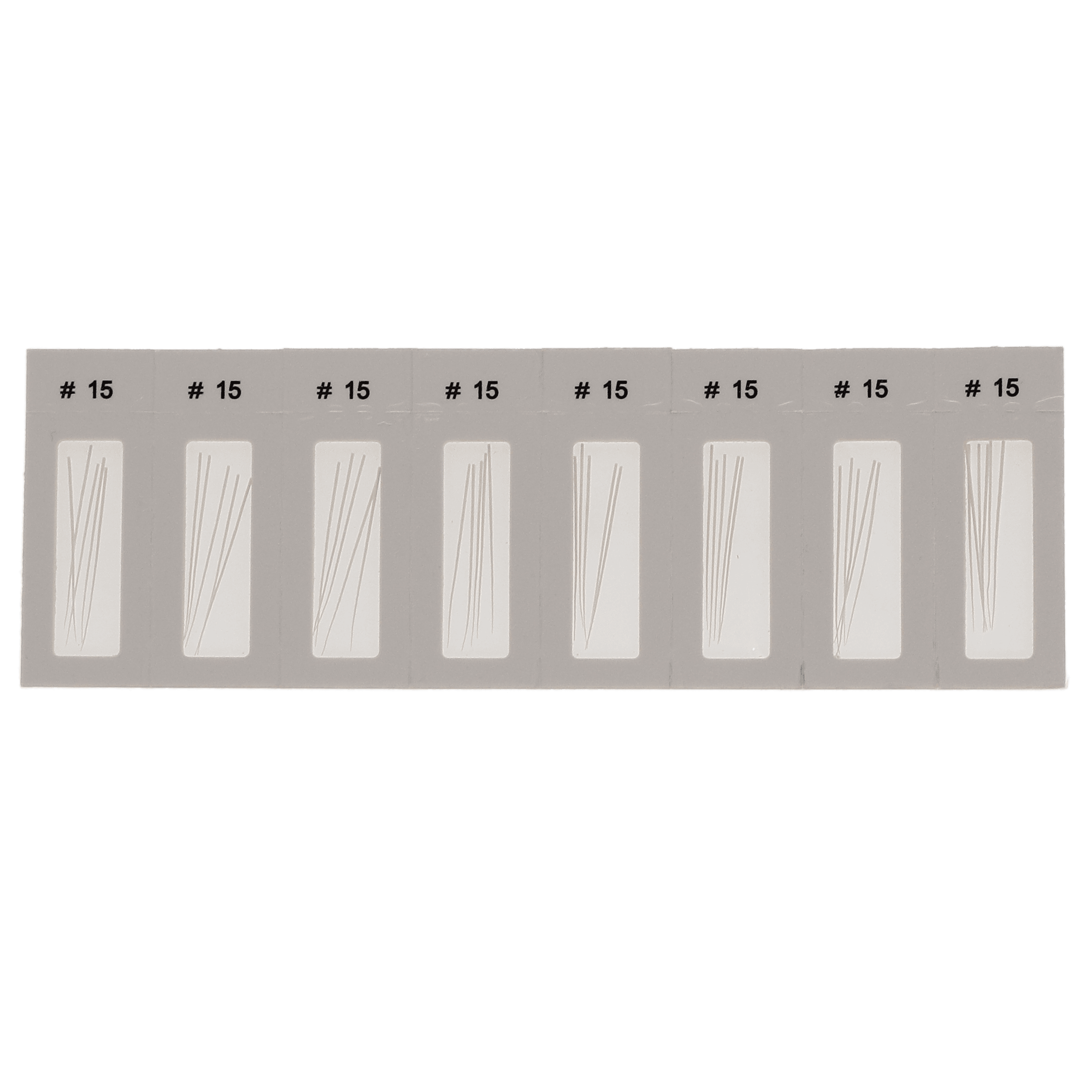 DiaDent Absorbent Paper Points, Non-Marked, .02 Taper, ISO Size #15, Cell Pack, 200/Box - DiaDent Absorbent Paper Points Non-Marked .02 Taper Cell Pack #15 Box of 200 - Image 1