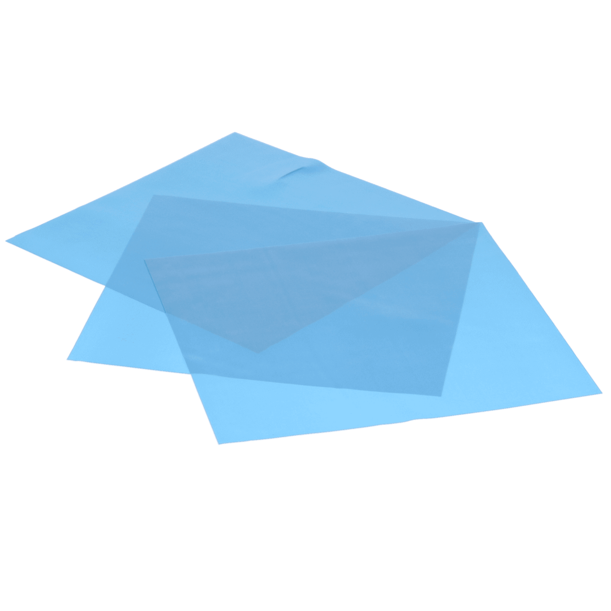 Isodam Non-Latex Polyisoprene Dental Dam, Extra Heavy, 6" x 6", Light Blue, 15/Pk, ISO02800615 - Isodam Non-Latex Polyisoprene Dental Dam - Image 1