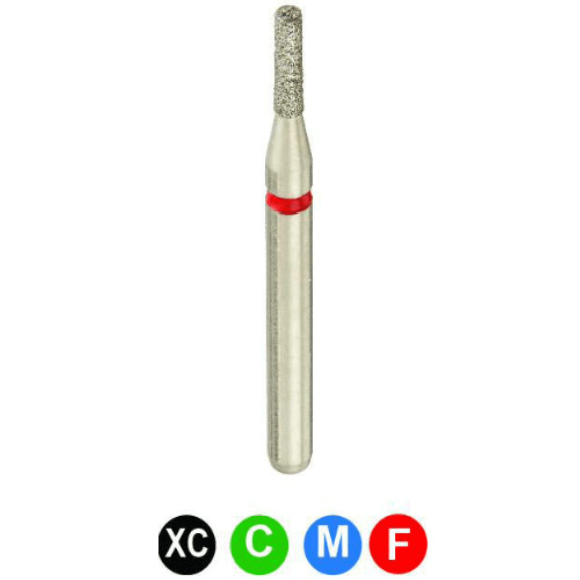 Diamond Burs, FG, Flat End Cylinder, Coarse, Green, 1.0 mm, 835-010C, 5/Pk, A13SC - Diamond Burs, FG, Flat End Cylinder, Coarse, Green, 1.0 mm, 835-010C, 5/Pk, A13SC - Image 1