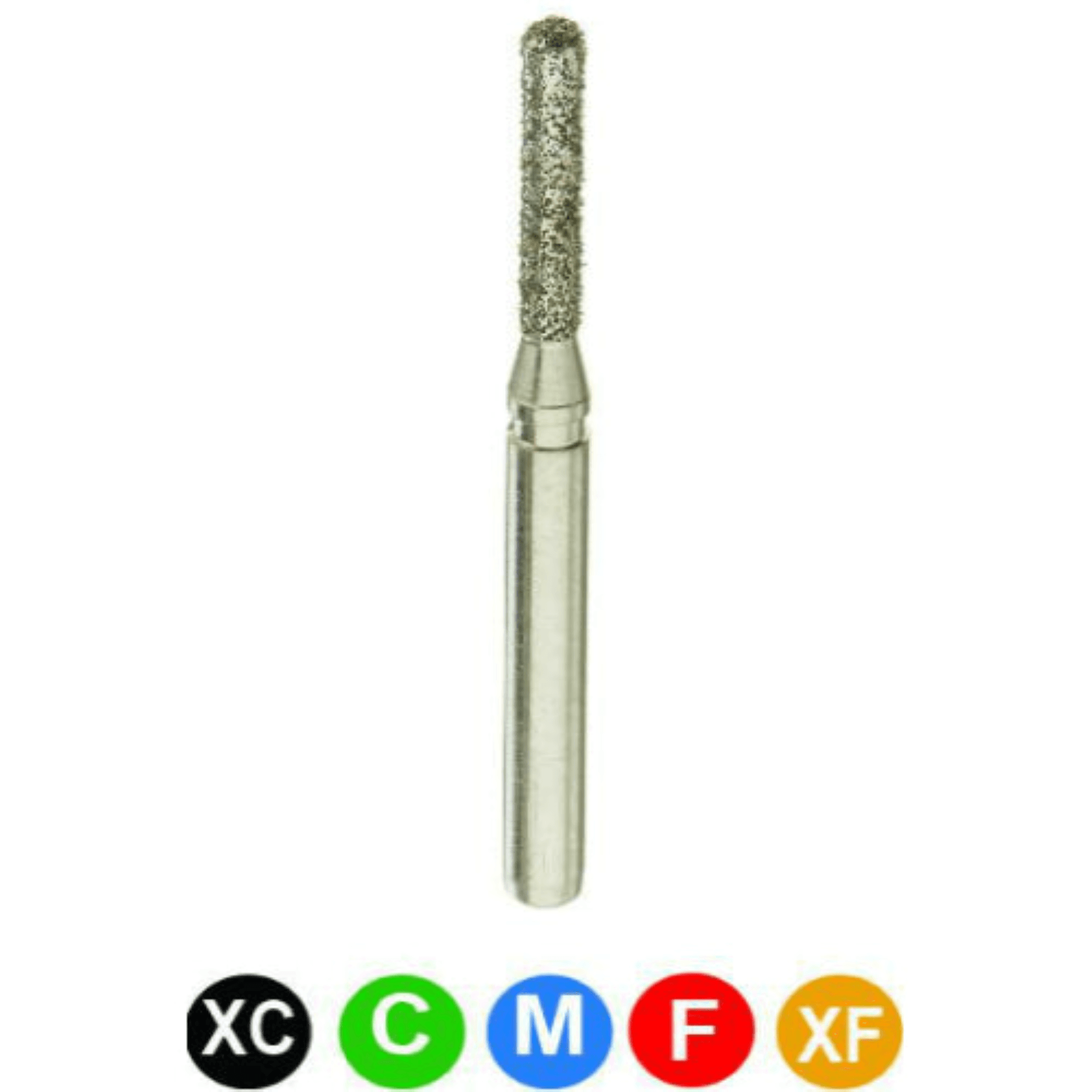 Crosstech Diamond Burs, FG, Modified Flat End Cylinder, Coarse, Green, 1.2 mm, 837KR-012C, 5/Pk, B1SRC - Diamond Burs, FG, Modified Flat End Cylinder, Coarse, Green, 1.2 mm, 837KR-012C, 5/Pk, B1SRC - Image 1