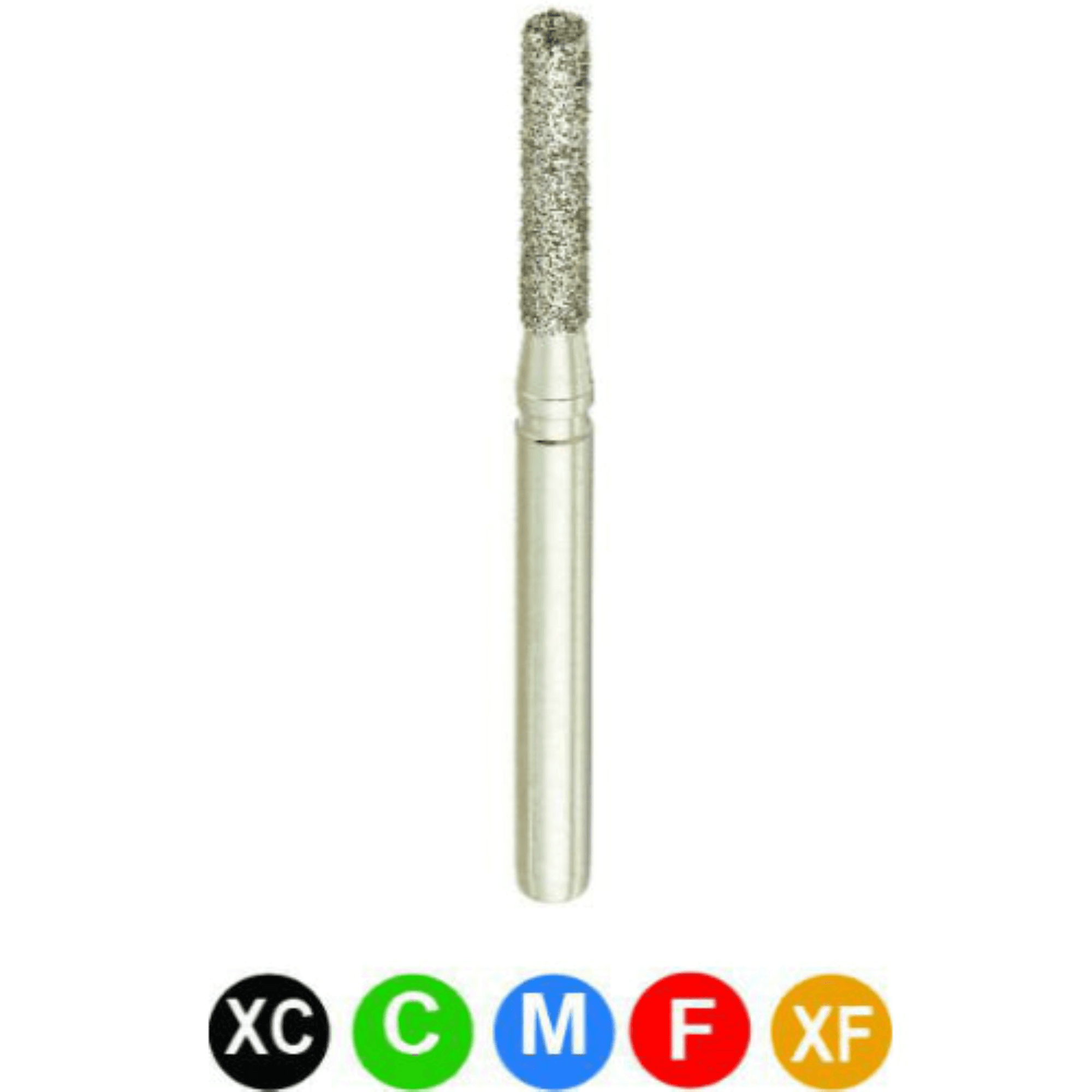 Diamond Burs, FG, Modified Flat End Cylinder, Coarse, Green, 1.4 mm, 837L-014C, 5/Pk, B1RC - Diamond Burs, FG, Modified Flat End Cylinder, Coarse, Green, 1.4 mm, 837L-014C, 5/Pk, B1RC - Image 1