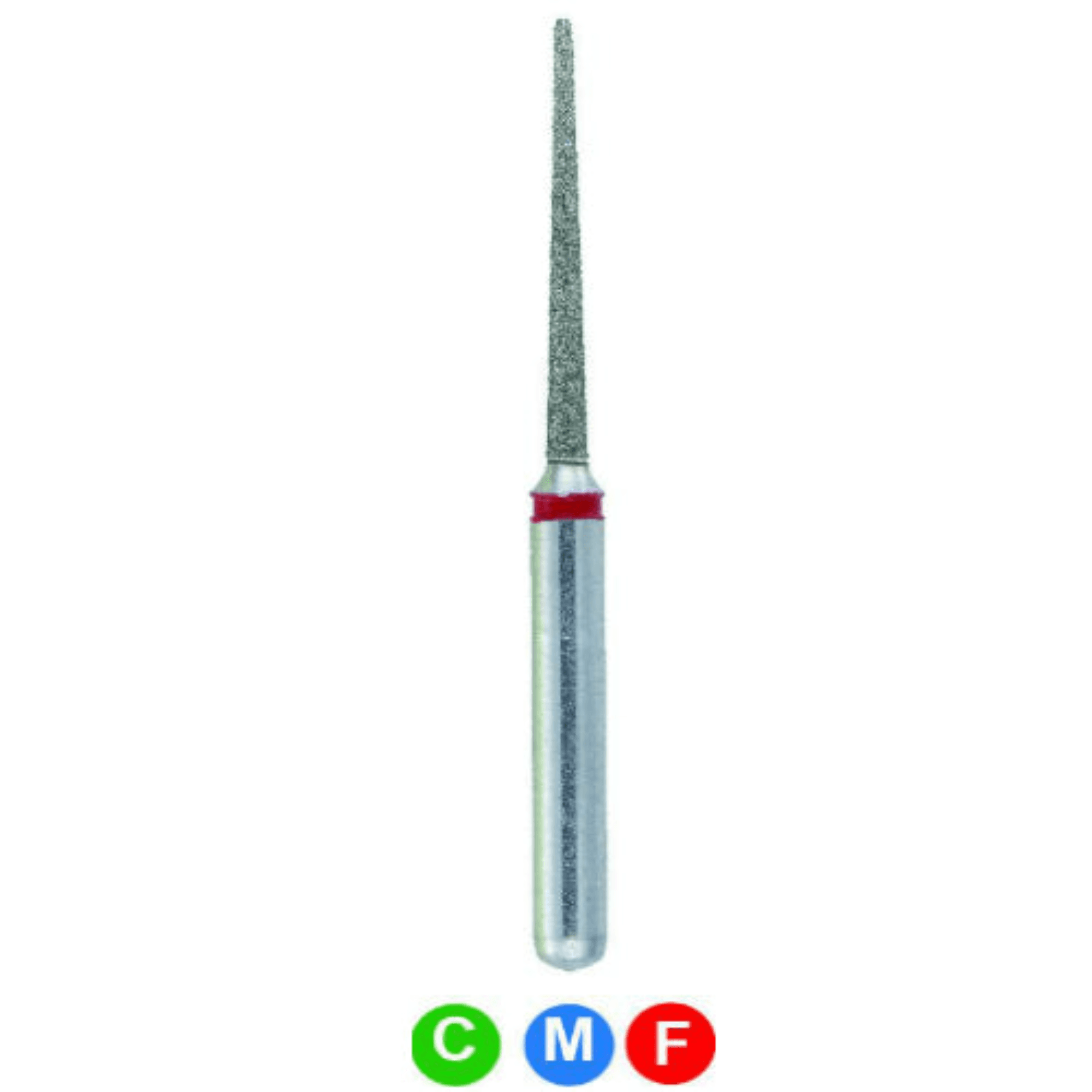Diamond Burs, FG, Round End Taper, Coarse, Green, 1.0 mm, 850-010C, 5/Pk - Diamond Burs, FG, Round End Taper, Coarse, Green, 1.0 mm, 850-010C, 5/Pk, CC4SSC - Image 1