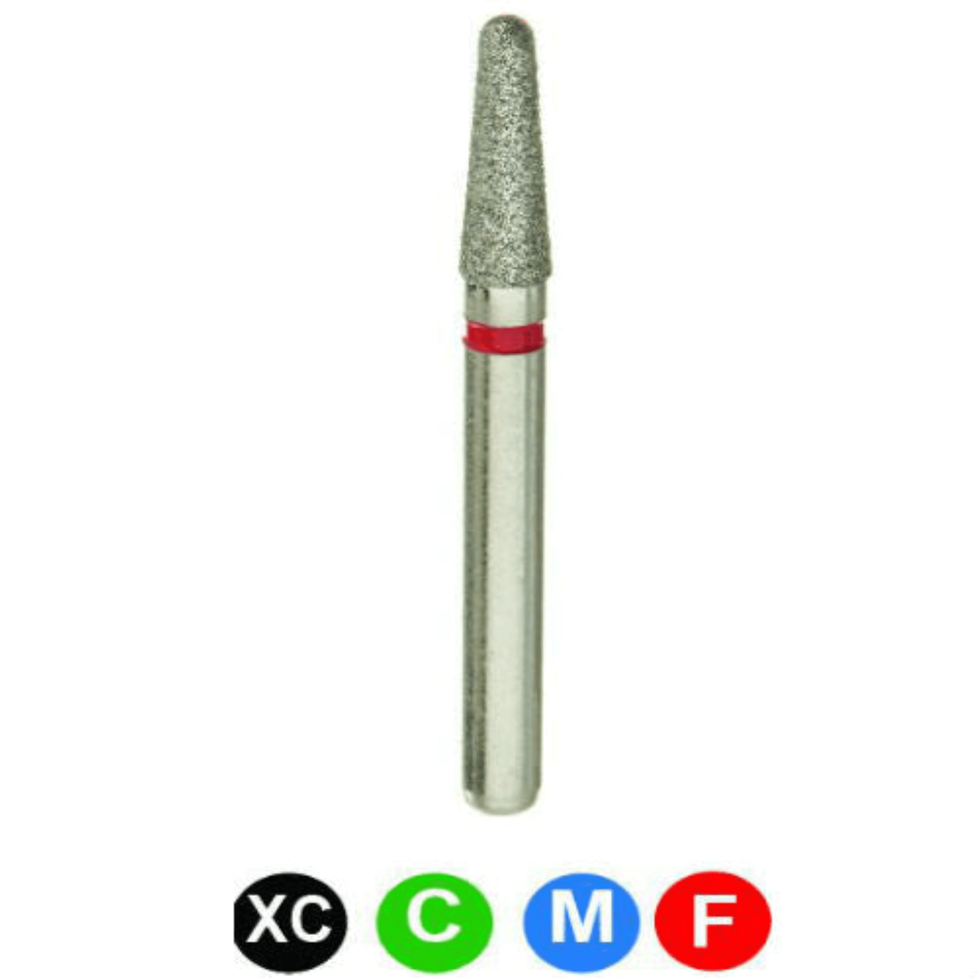 Diamond Burs, FG, Round End Taper, Coarse, Green, 1.8 mm, 855-018C, 5/Pk, D3SC - Diamond Burs, FG, Round End Taper, Coarse, Green, 1.8 mm, 855-018C, 5/Pk, D3SC - Image 1