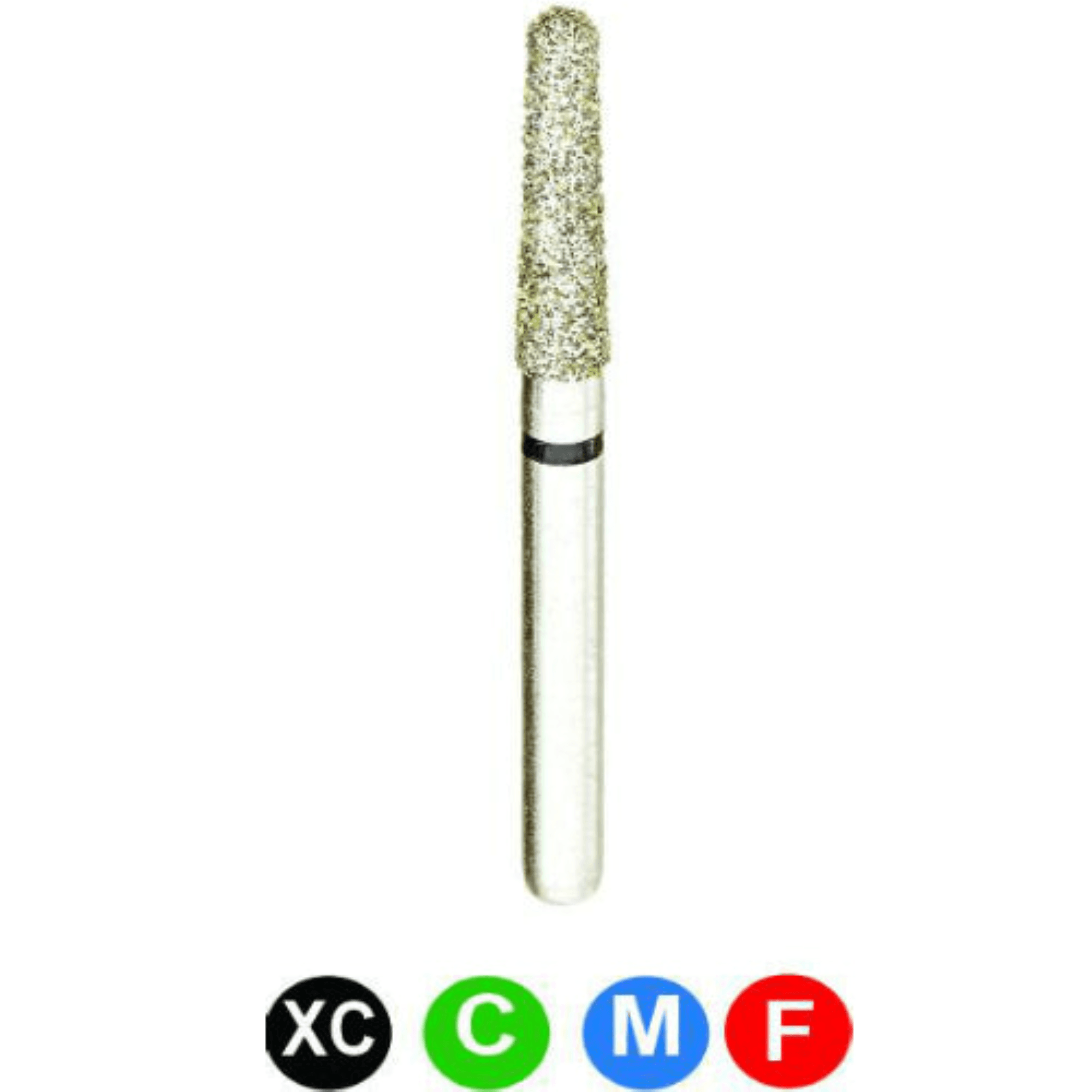 Crosstech Diamond Burs, FG, Round End Taper, Coarse, Green, 1.8 mm, 856-018C, 5/Pk, B5LNC - Diamond Burs, FG, Round End Taper, Coarse, Green, 1.8 mm, 856-018C, 5/Pk, B5LNC - Image 1