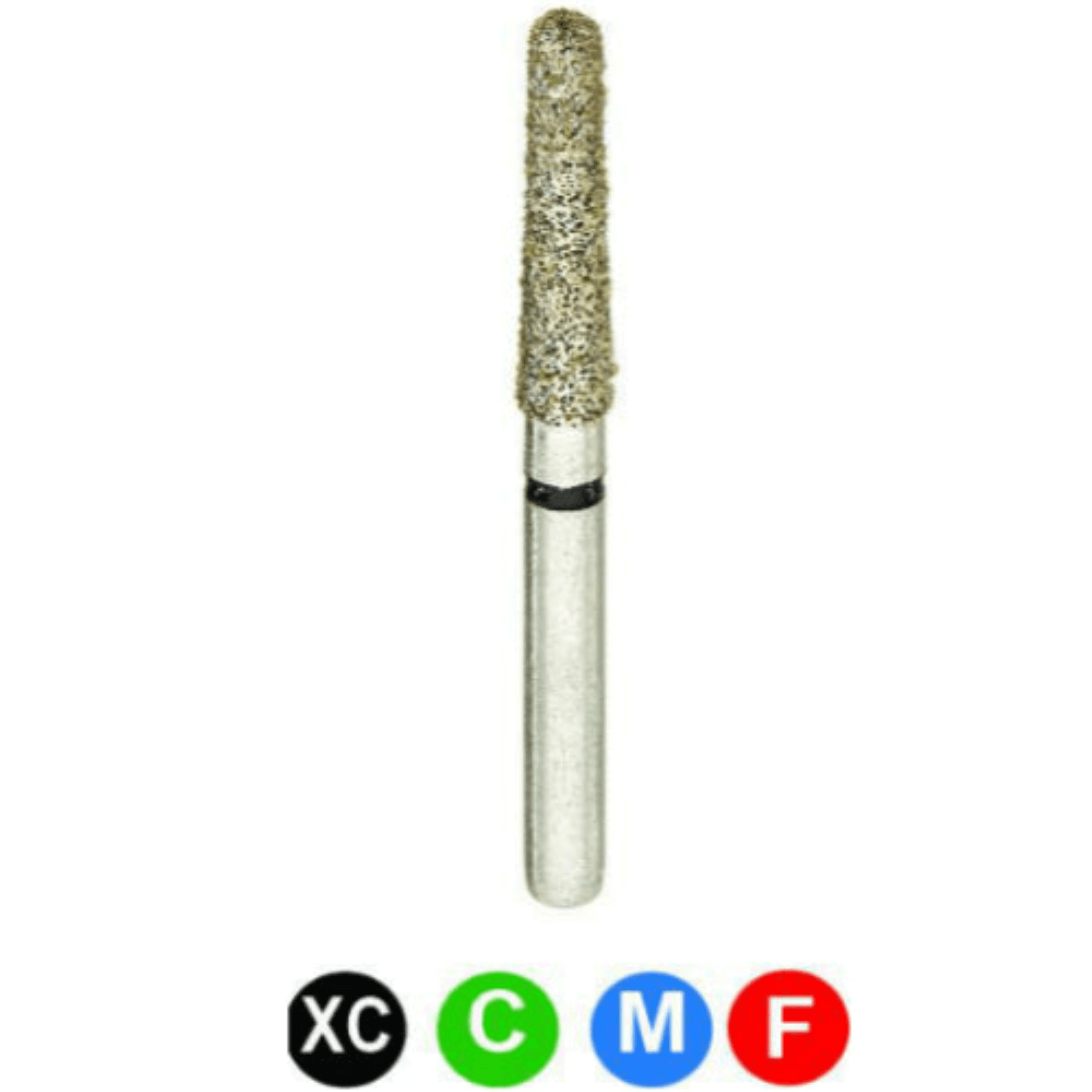 CrossTech Diamond Burs, FG, Long Round End Taper, Coarse, Green, 1.8 mm, 856L-018C, 5/Pk - Diamond Burs, FG, Long Round End Taper, Coarse, Green, 1.8 mm, 856L-018C, 5/Pk - Image 1