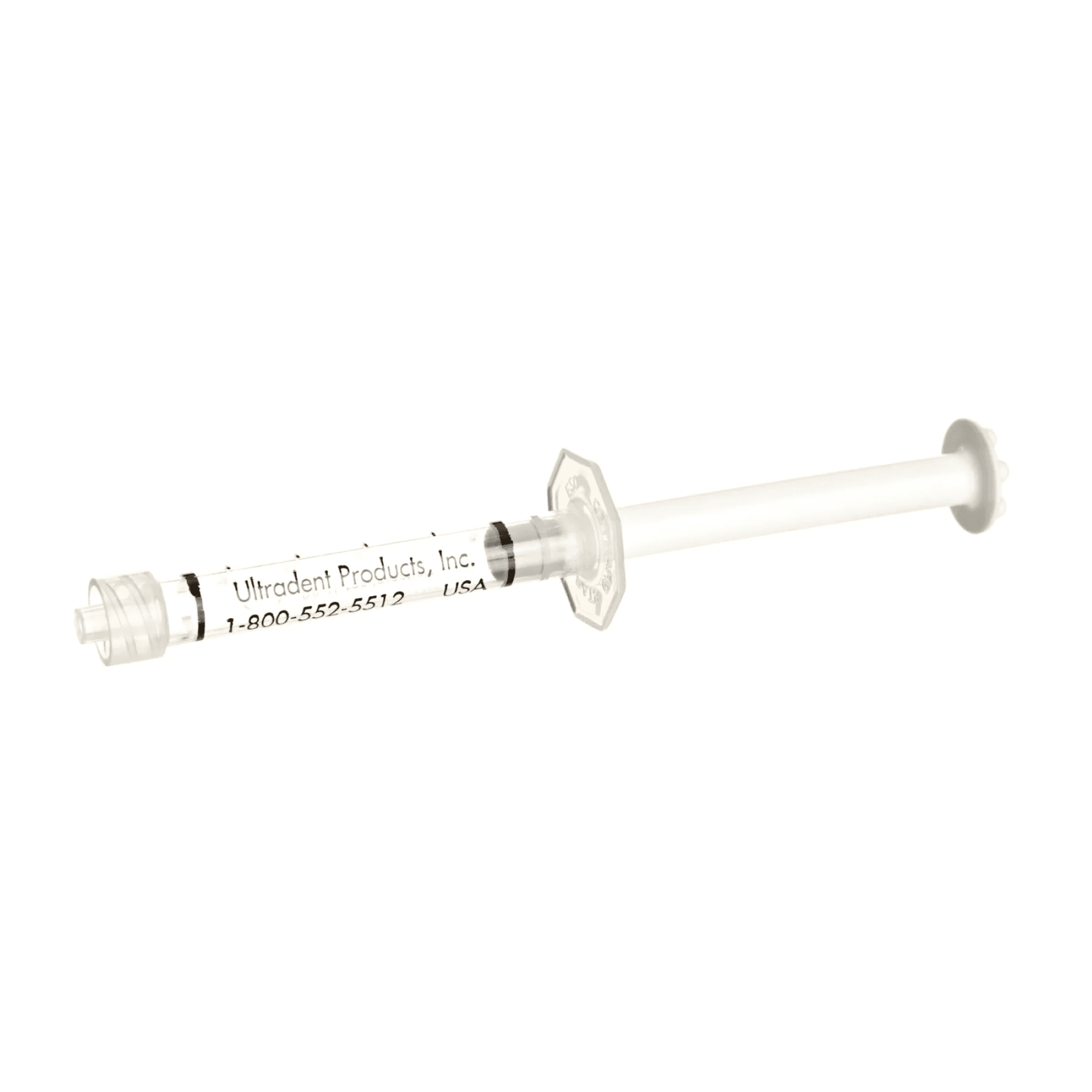 Ultradent 1.2ml Plastic Delivery Syringe, 20/Pack, 124 - 1.2ml Plastic Syringe 20pk, 124 - Image 1