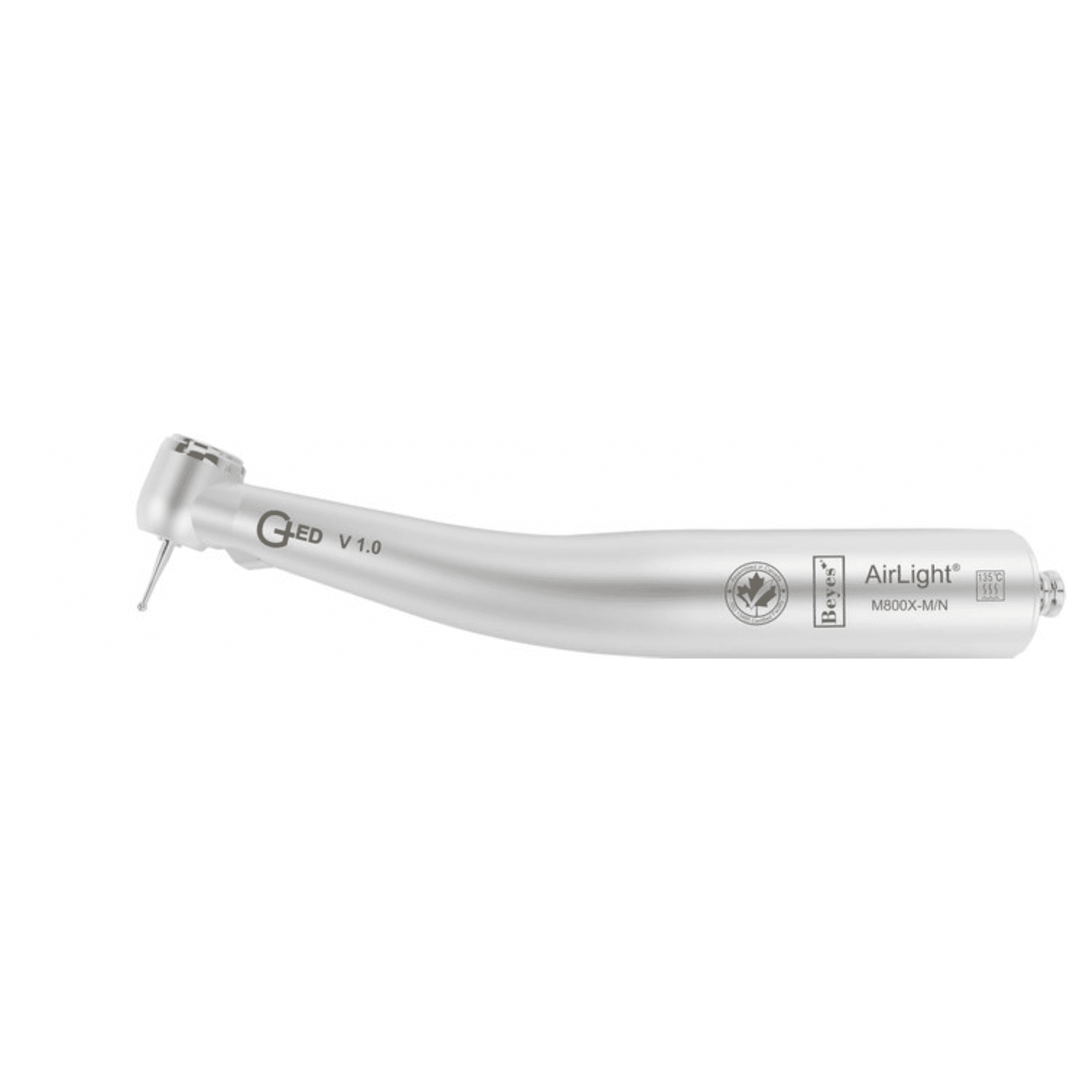 Beyes Dental AirLight M800X High-Speed Handpiece, Mini Head, Direct-LED+, Quattro Spray, NSK Backend, HP3043X - M800X-M/N NSK Backend Quattro Spray Instant Stop - Image 1