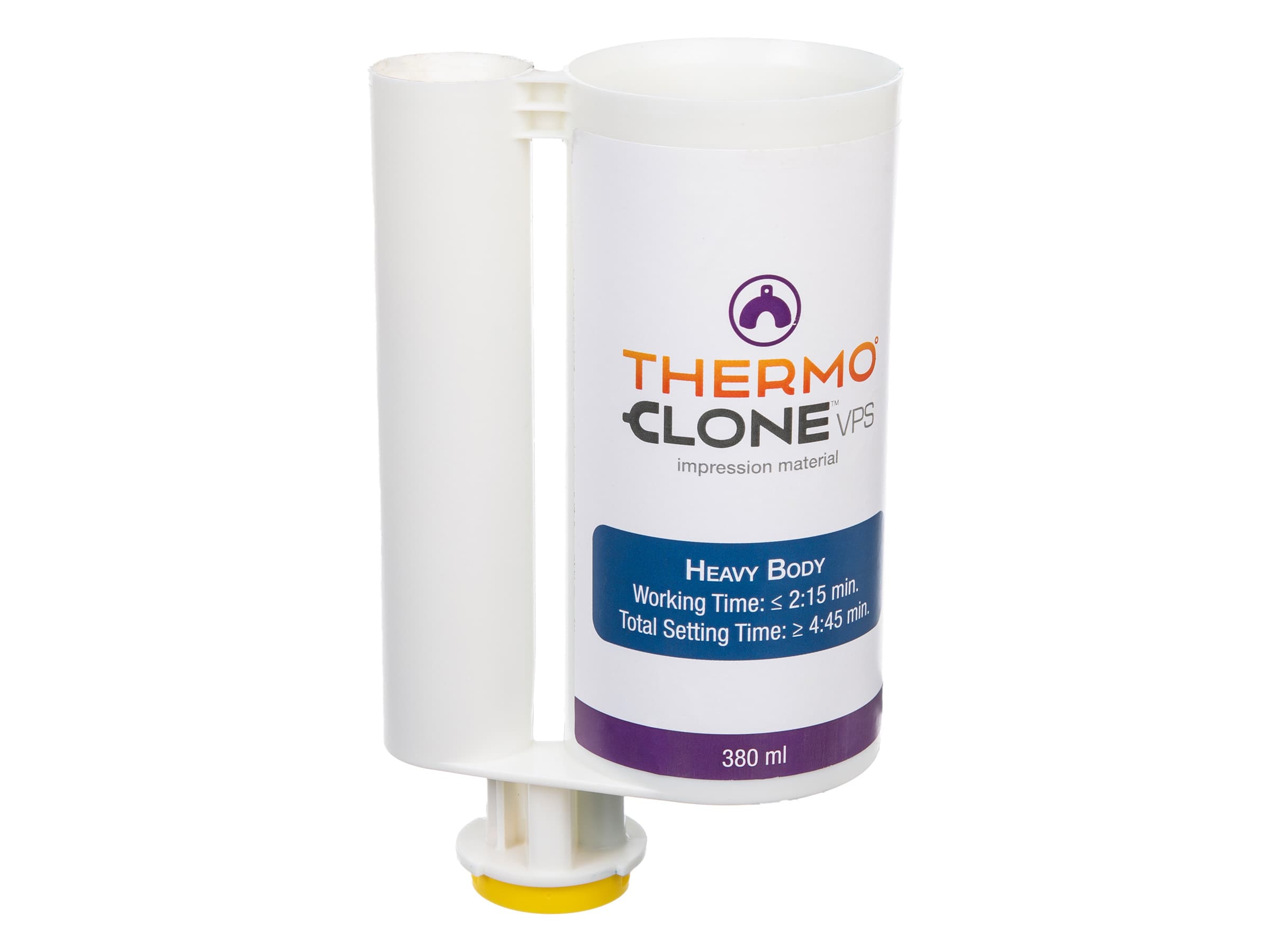 Ultradent Thermo Clone VPS Impression Material, 380 ml Jumbo Cartridge Kit with 10 Dynamic Mixing Tips - Thermo Clone VPS - Image 1