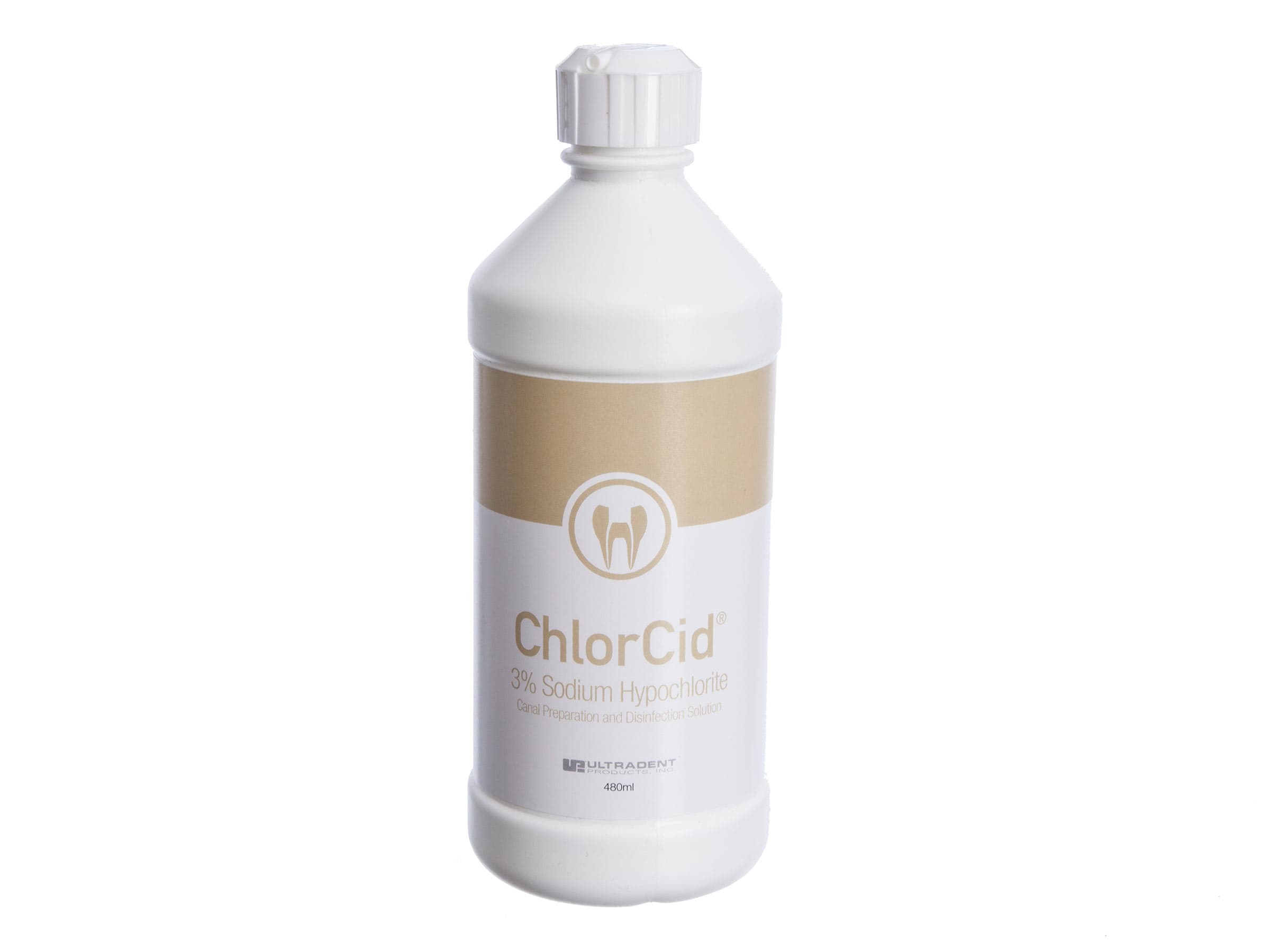 ChlorCid Endodontic Irrigant, 3% Sodium Hypochlorite, 480 ml Bottle - ChlorCid 480 ml Bottle - Image 1