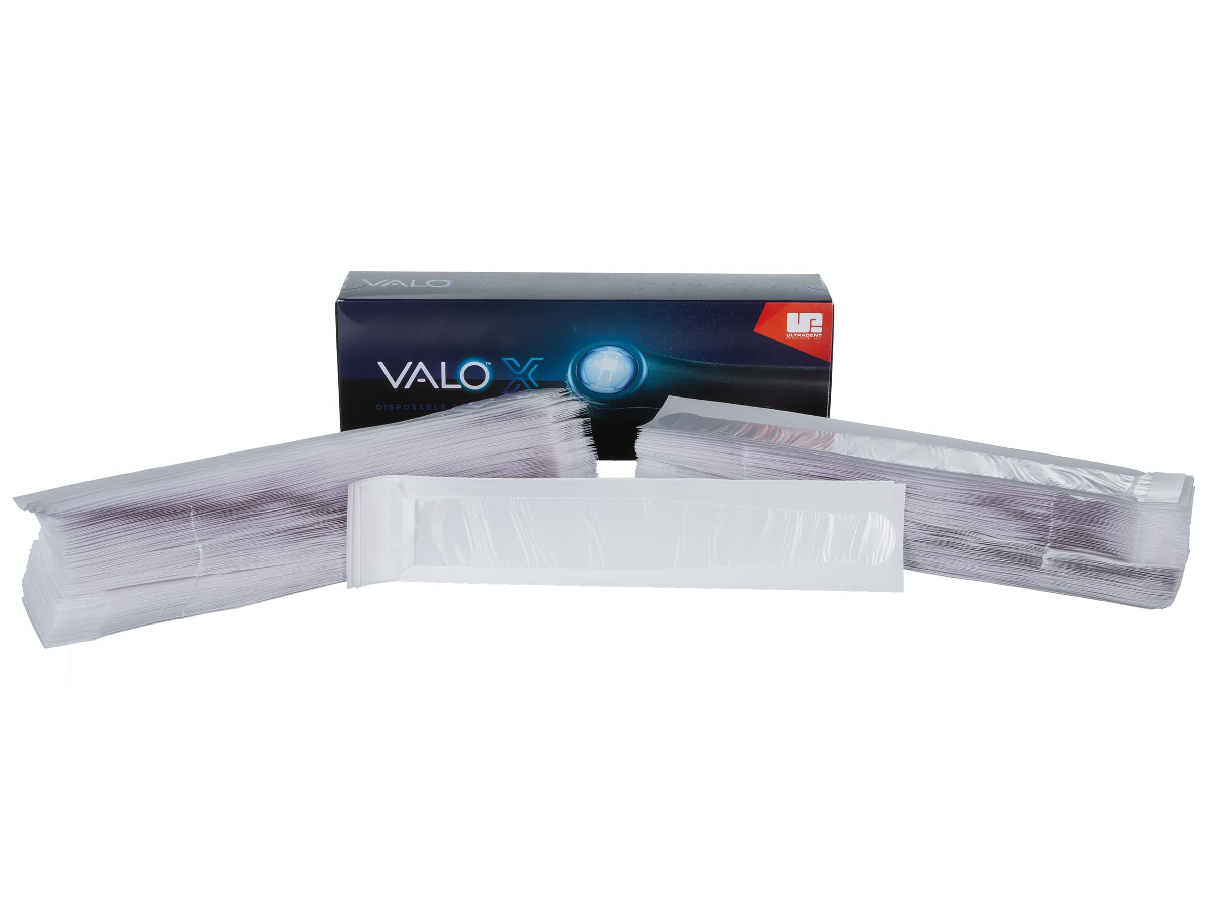 Ultradent VALO X / XG / XS Barrier Sleeves, 300 per Box (2 Boxes) - VALO X / XG / XS - Image 1