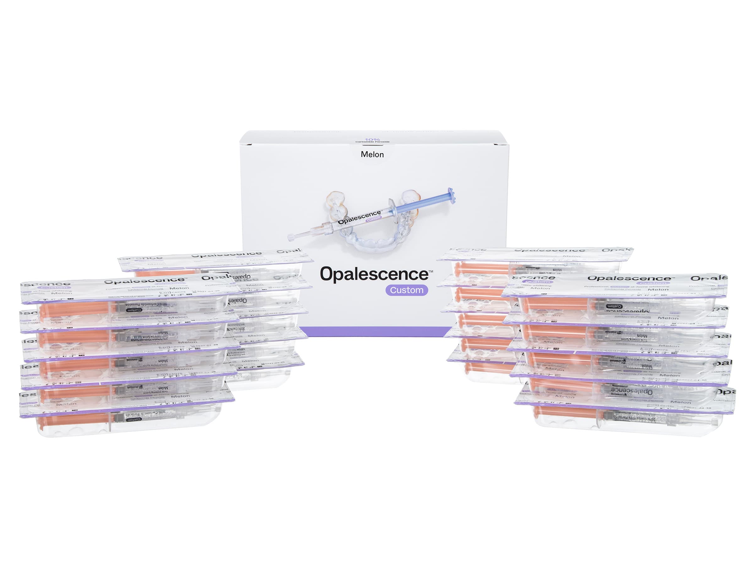 Opalescence Custom 10% Carbamide Peroxide Whitening Gel Syringes, Melon Flavor, 1.2 ml, 40/Pk - Opalescence Custom - Image 1