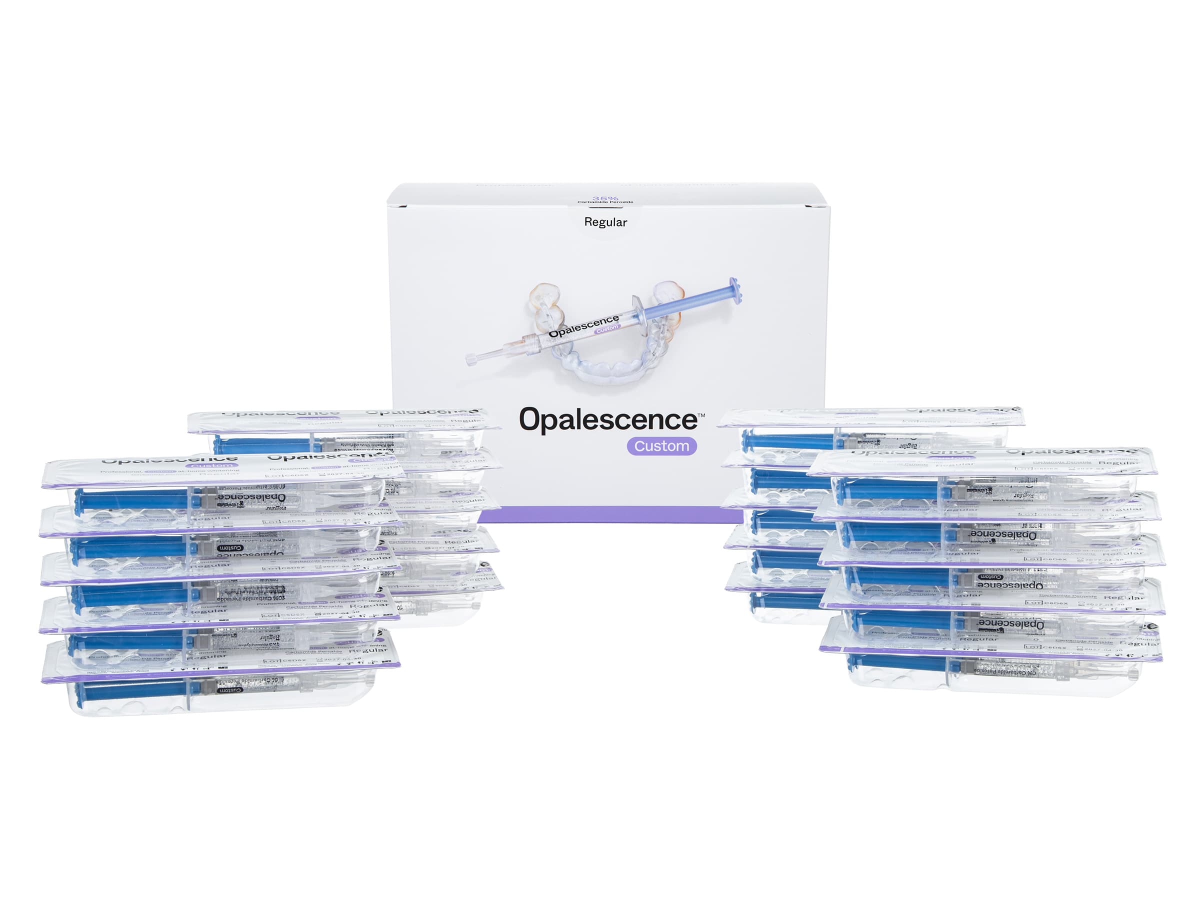 Opalescence Custom 35% Take-Home Whitening Gel Syringes, Regular, 1.2 ml, 40/Pk - Opalescence Custom - Image 1