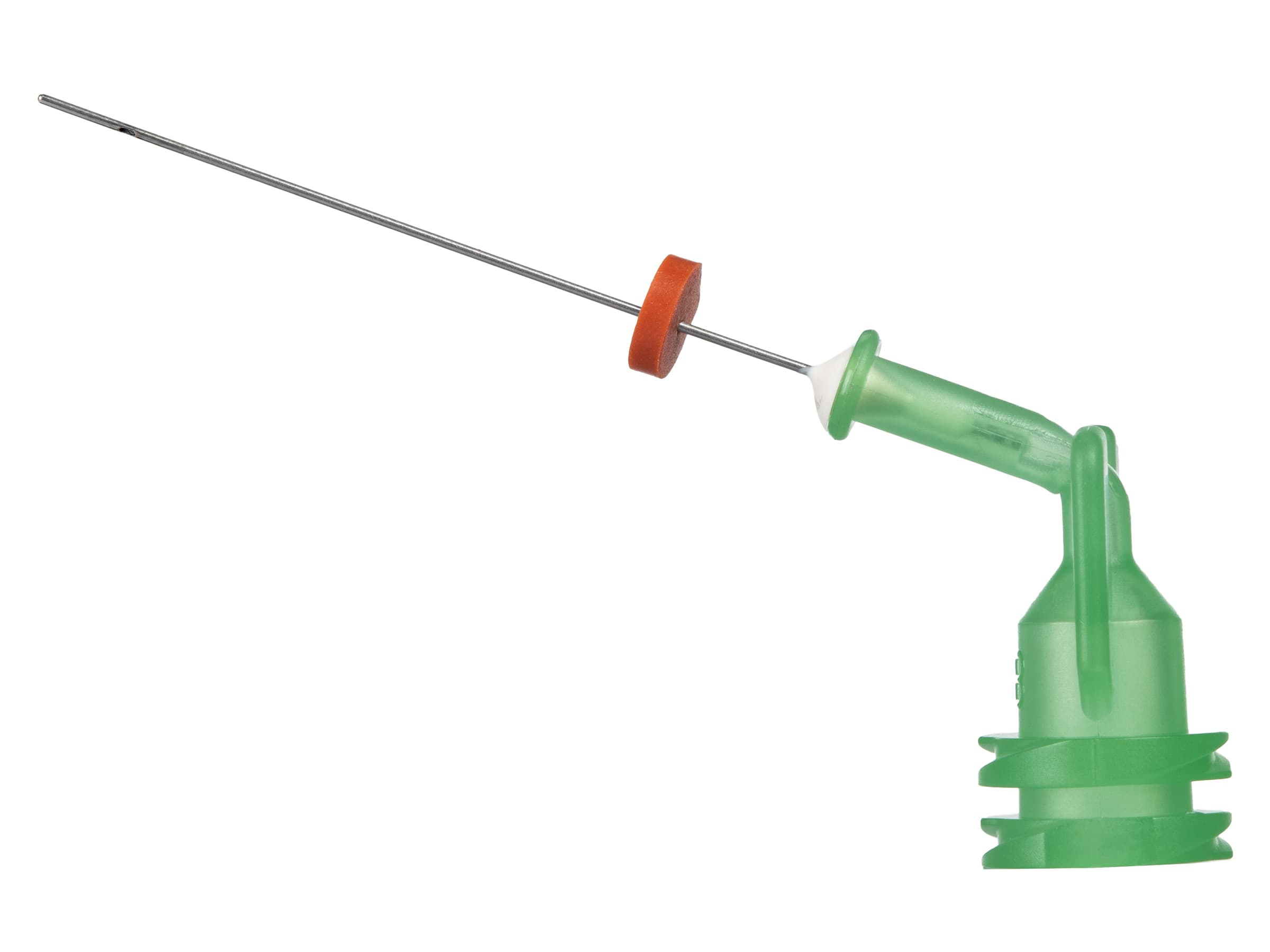 Ultradent NaviTip 29 ga Single Sideport Delivery Tips, 27 mm (Green), 20/Pk - NaviTip Tip - Image 1