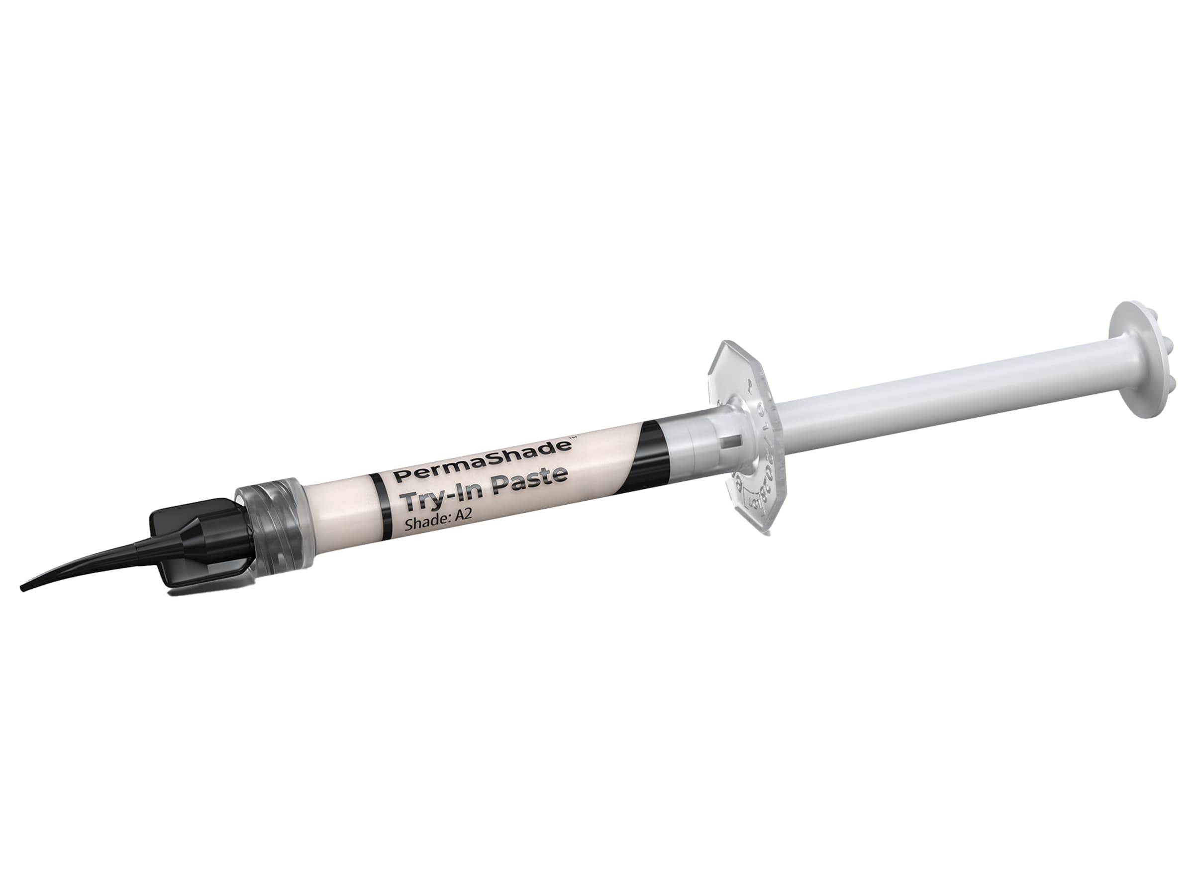 PermaShade Try-In Paste, A2, 2 x 1.5 g Syringes with 10 Black Mini-Tips - PermaShade Try-In Paste - Image 1