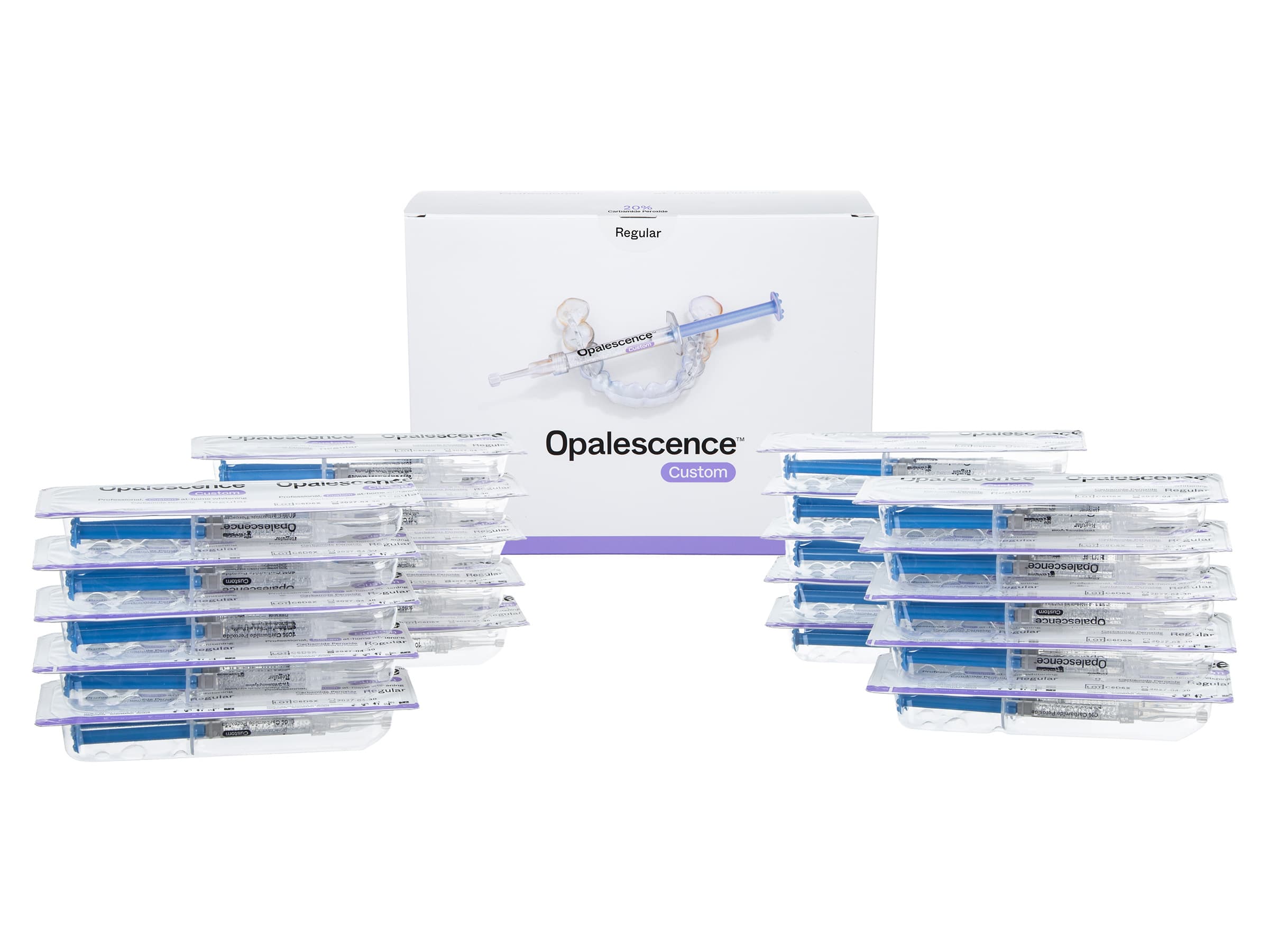 Opalescence Custom 20% Regular Tooth Whitening Gel Syringes, 1.2 ml, 40/Pk - Opalescence Custom - Image 1