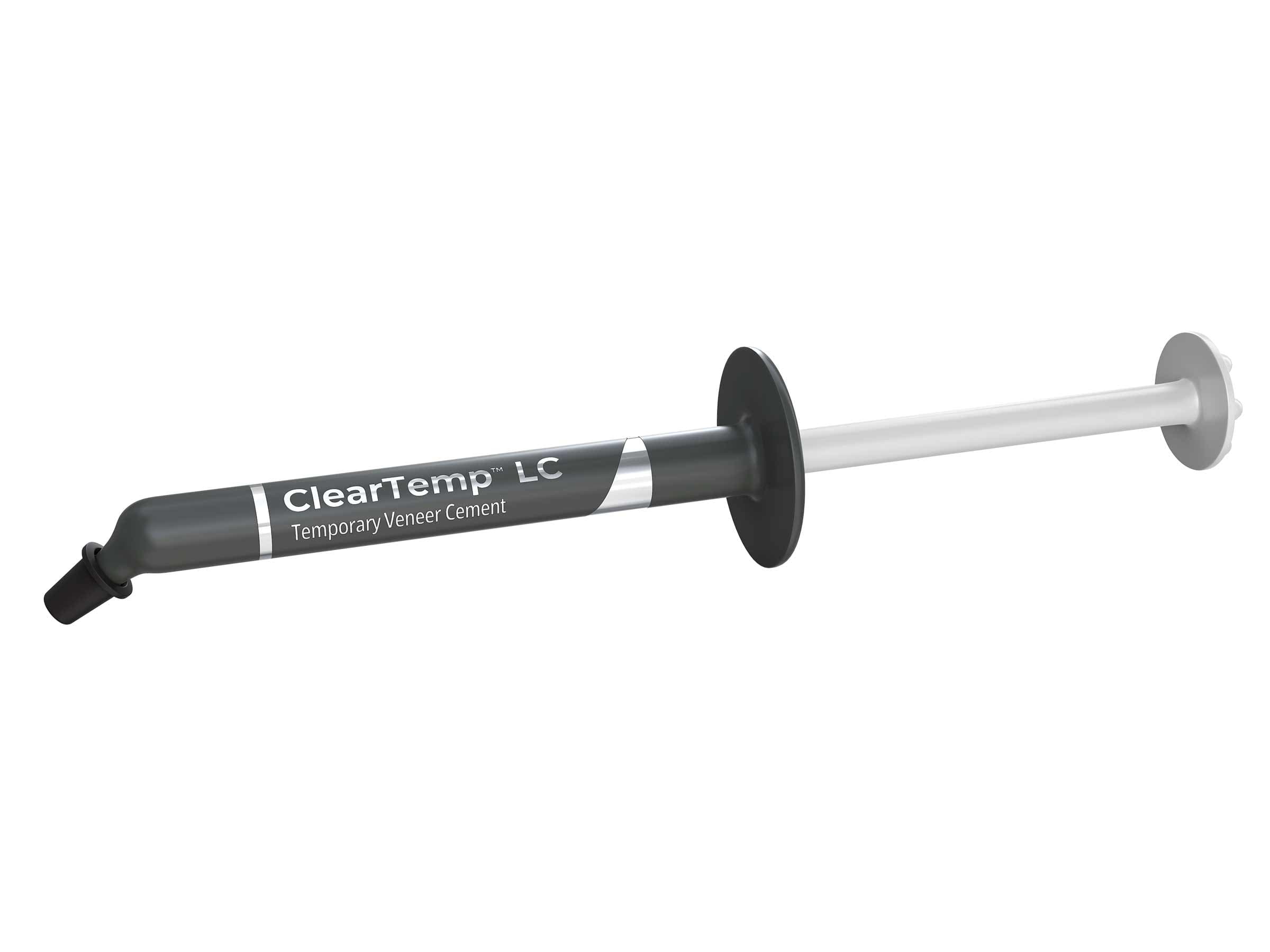 Ultradent ClearTemp LC Temporary Veneer Cement Refill, Light-Cured, 4 x 0.67 g Syringes - ClearTemp LC 4pk Refill - Image 1