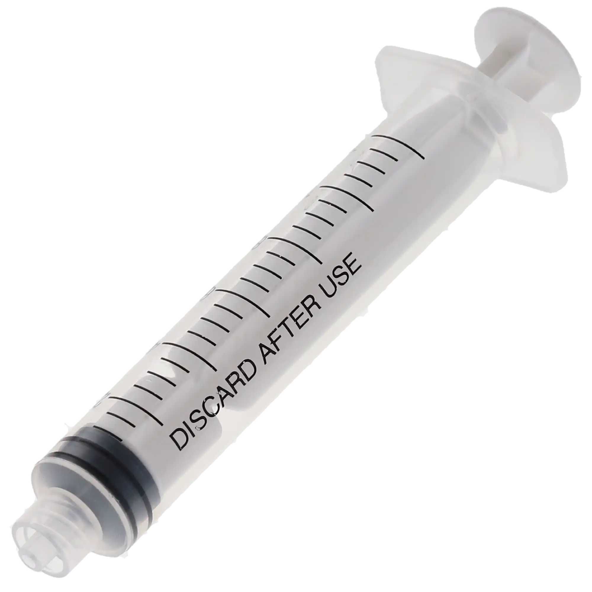 Plasdent Disposable Luer Lock Syringes, 12 cc, Non-Sterile, 100/Box, LL12 - Disposable Luer Lock Syringes, Plastic, 12 cc, 100/Pk, LL12 - Image 1