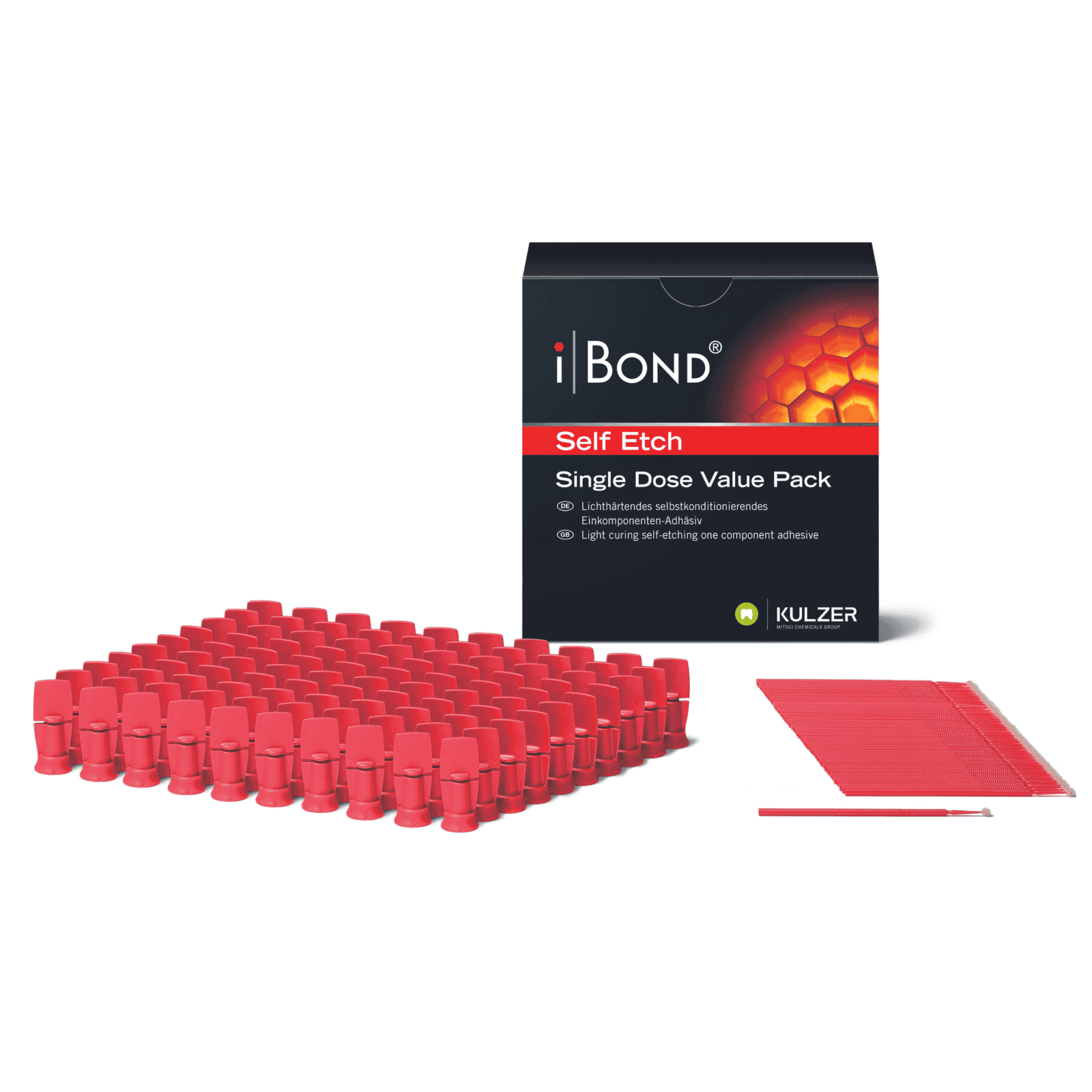 iBOND Self-Etch Bonding Agent, Light-Cure, Single Dose Value Pack, 4 ml, 100/Pk, 66046245 - iBOND Self-Etch Bonding Agent, Light-Cure, Single Dose Value Pack, 4 ml, 100/Pk - Image 1