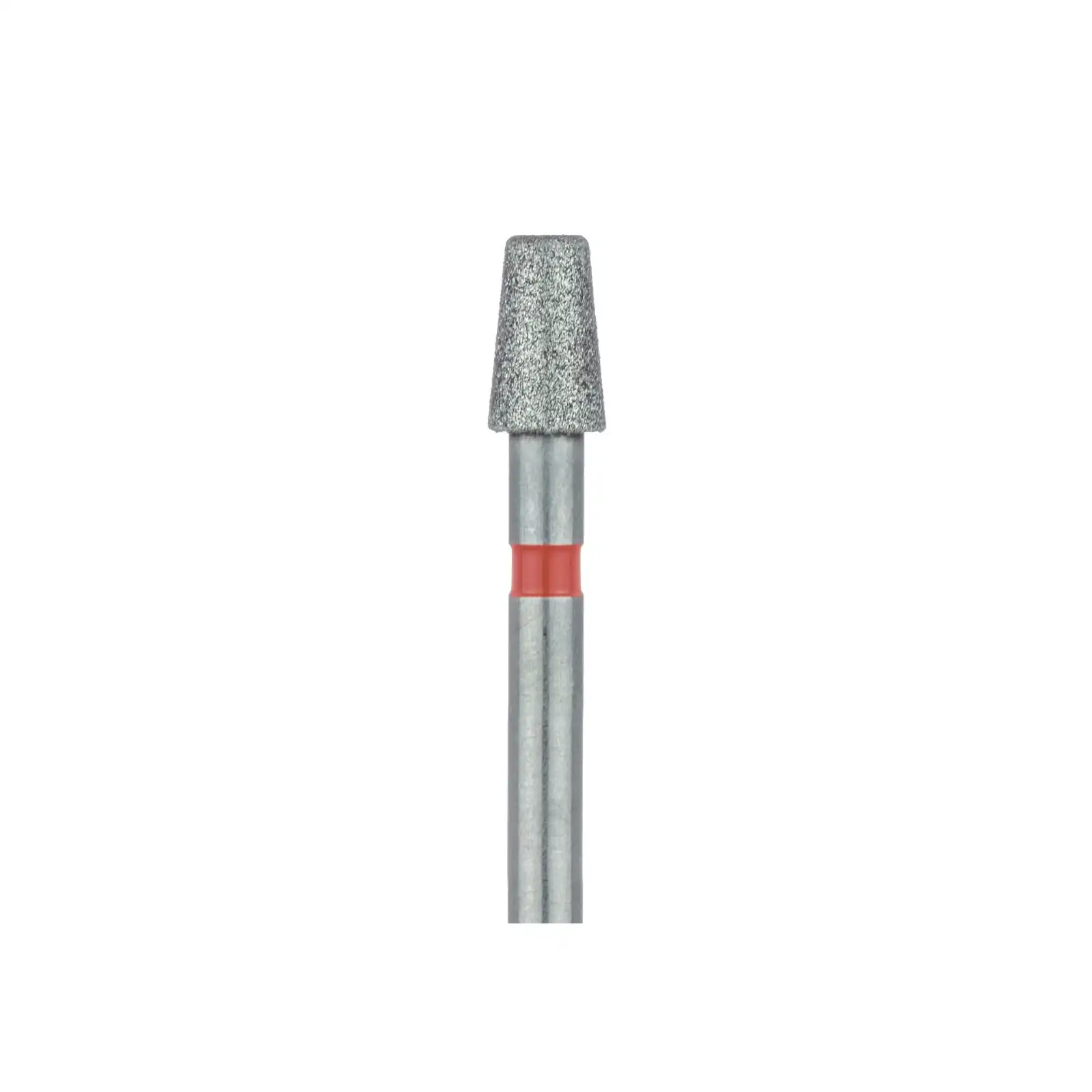 Meisinger Multi-Use Diamond Burs, FG, Tapered Round Edge, #845RF, 2.5 mm, Fine Grit, Red Ring, 5/Pk, 845RF-025-FG - Meisinger Multi-Use Diamond Burs, FG, Tapered Round Edge, # 845RF, 2.5 mm, Fine, Red, 5/Pk, 845RF-025-FG - Image 1