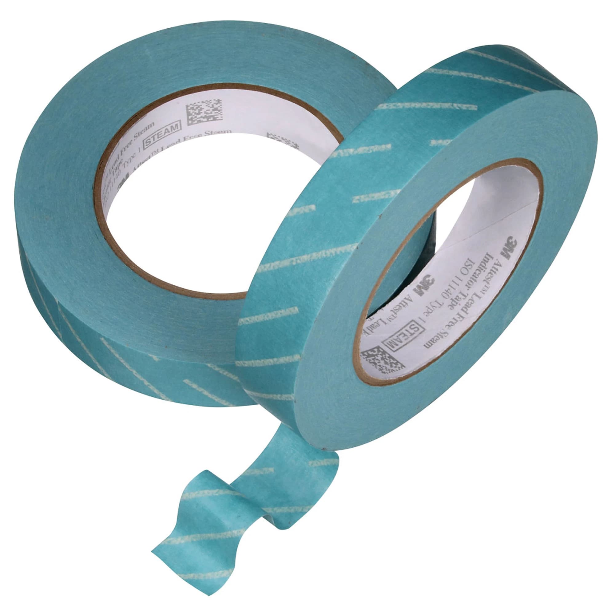 Comply Steam Indicator Tape for Disposable Wraps, 24mm x 55yd, 20 Rolls/Box, 1355-24MM - Comply Steam Indicator Tapes for Disposable Wraps 20/Box - Image 1