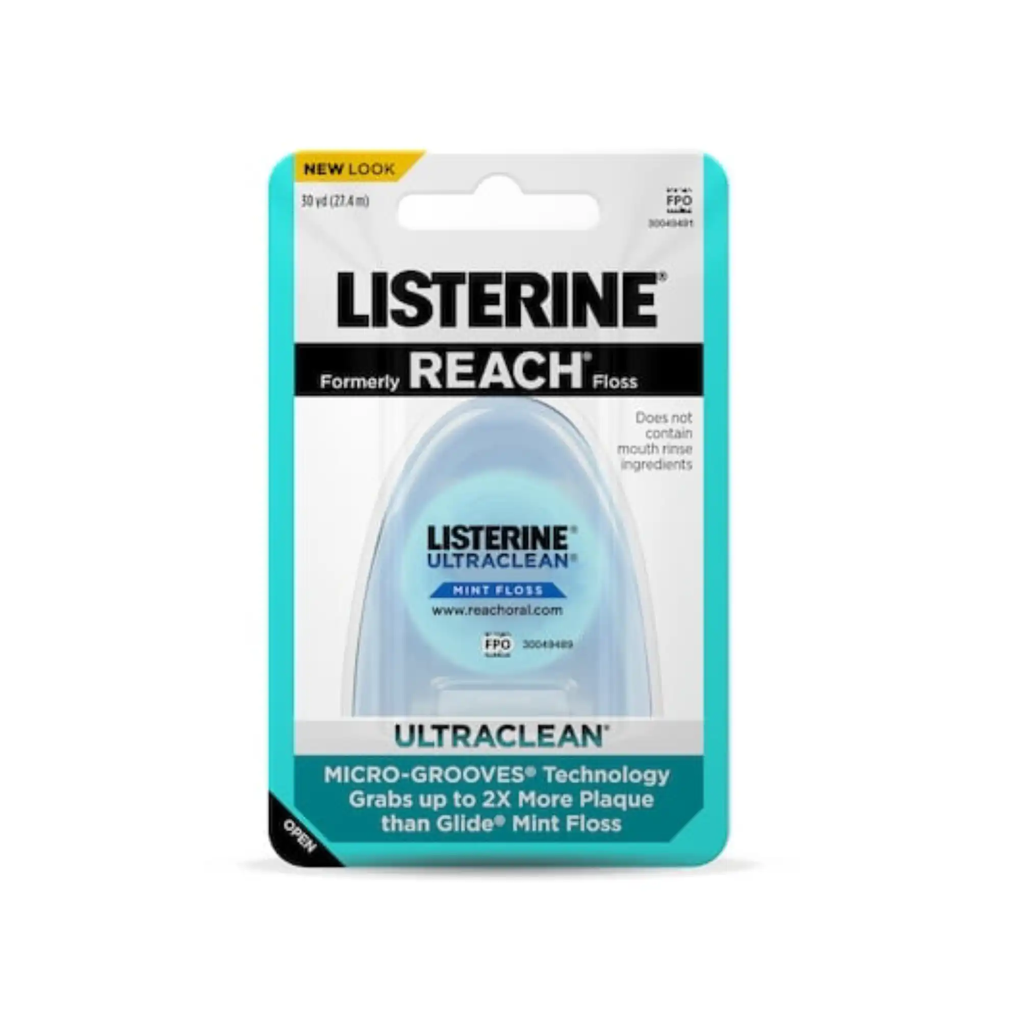 Reach Ultra Clean Mint Dental Floss, Waxed, 30 yds (1/Pc) - Reach - Ultra Clean Mint, 30 yds (1/Pc) - Image 1