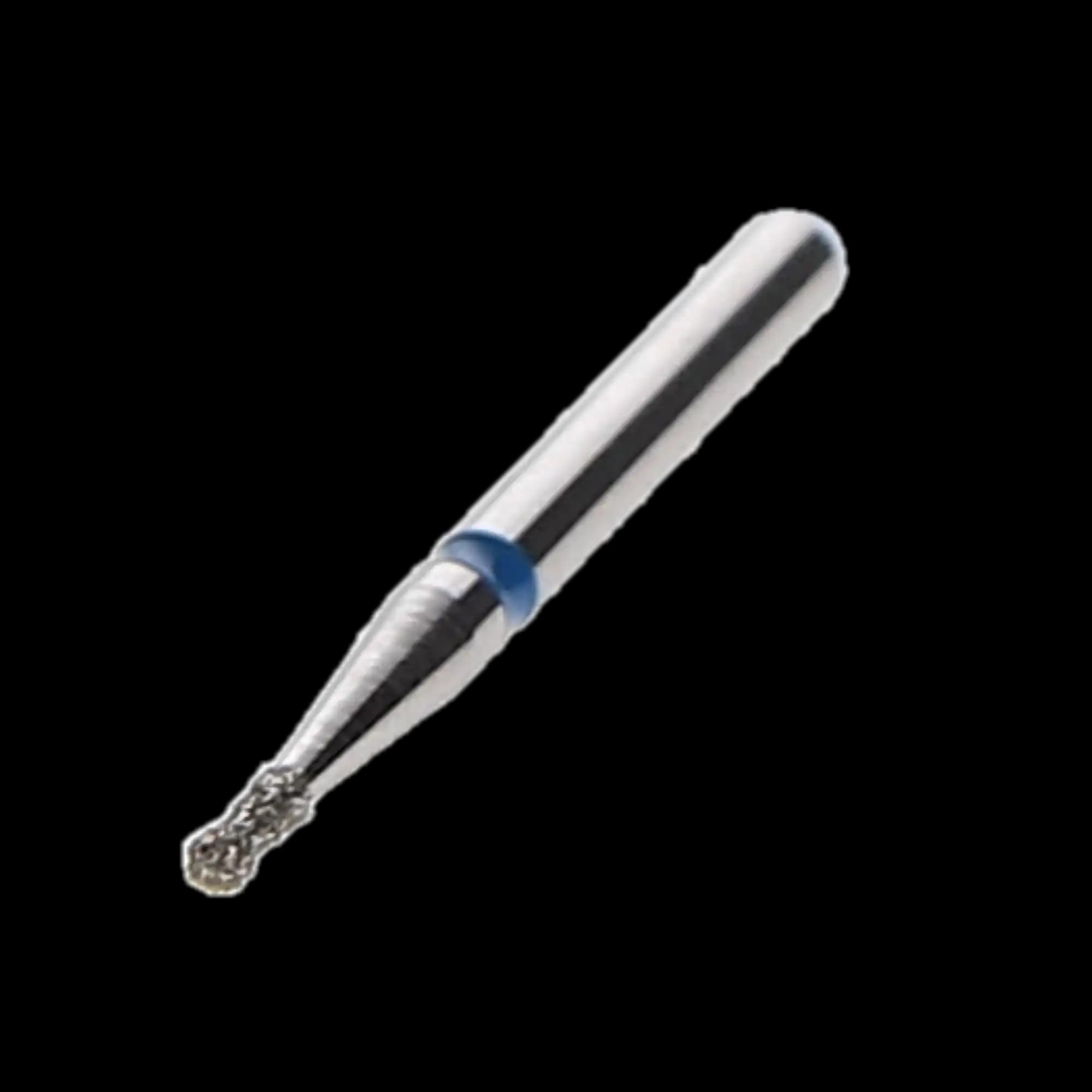 HSB House Brand Dentistry Round/Neck Diamond Bur, 802-009M, Medium Grit, 0.9 mm Head, 10/Pk, 401791 - Round/Neck Diamonds 802-009M 10/Pk, 401791 - Image 1