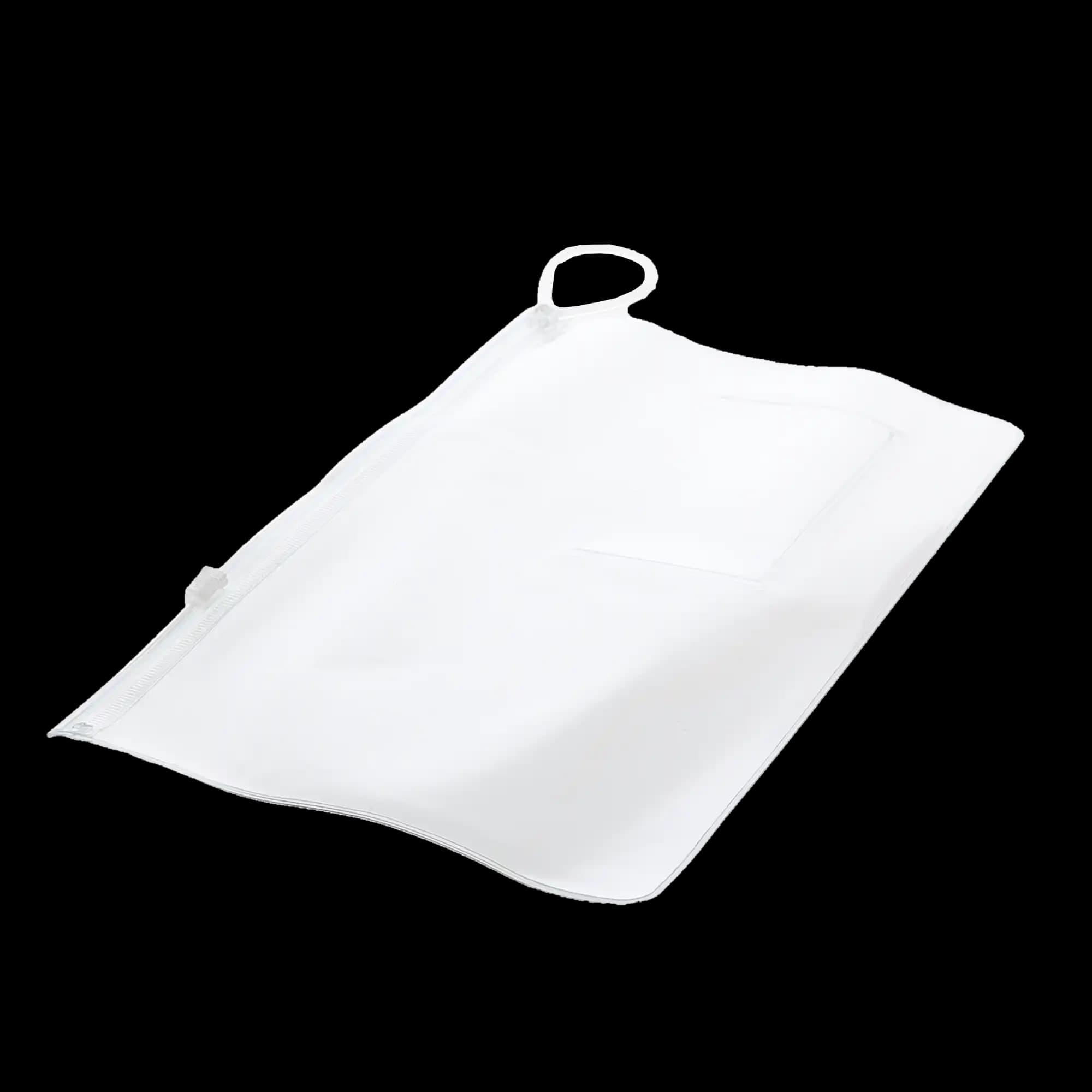 HSB Clear Plastic Zippered Bag, 6" x 10", Large, 100/Pack - HSB - Clear Plastic Zippered Bag, 6" x 10", Large 100/Pcs - Image 1