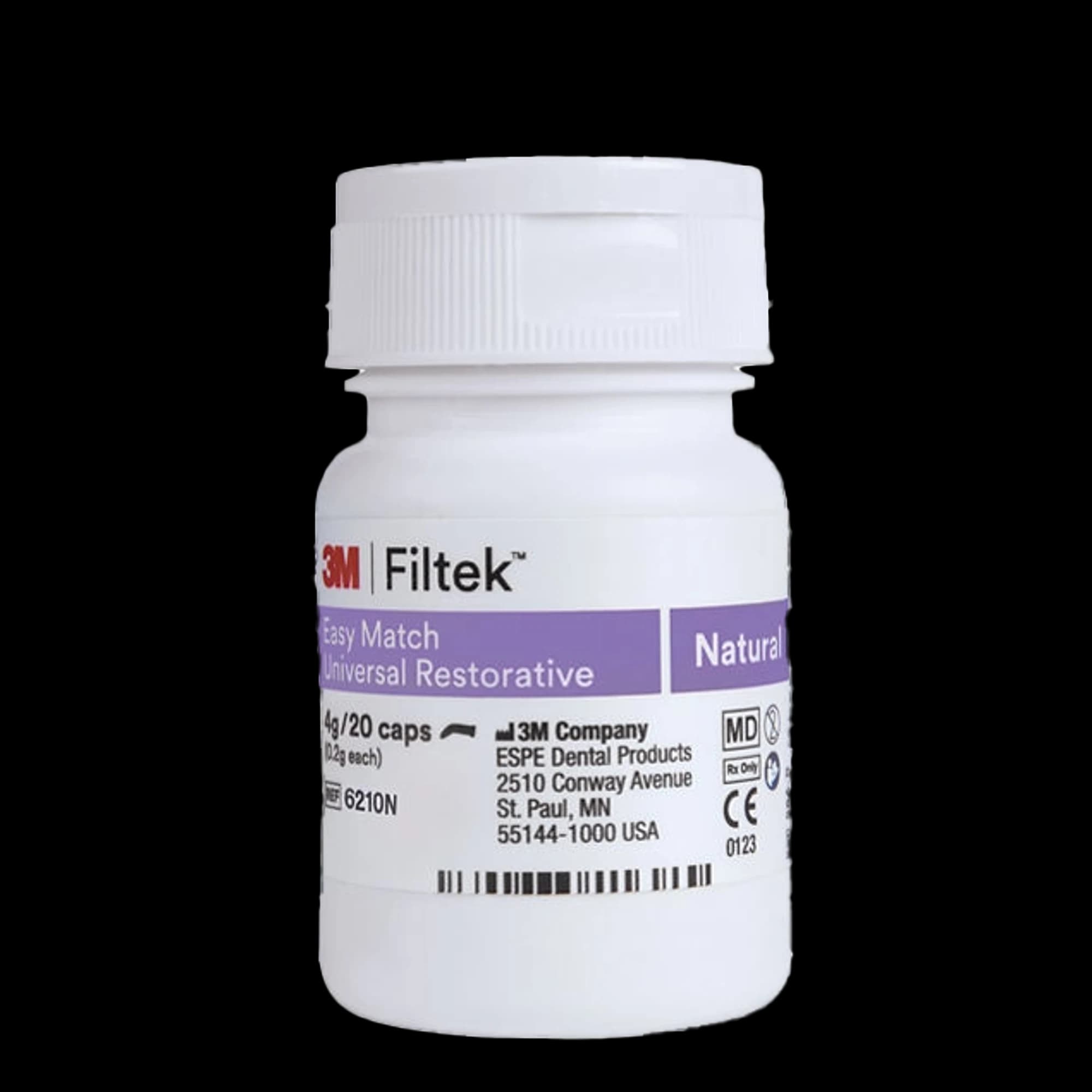 Filtek Easy Match Universal Restorative 0.2g Capsule, Natural Shade, 20/Pk (6110N) - Filtek Easy Match Universal Restorative 0.2g Capsule 20/Pk Natural (6110N) - Image 1