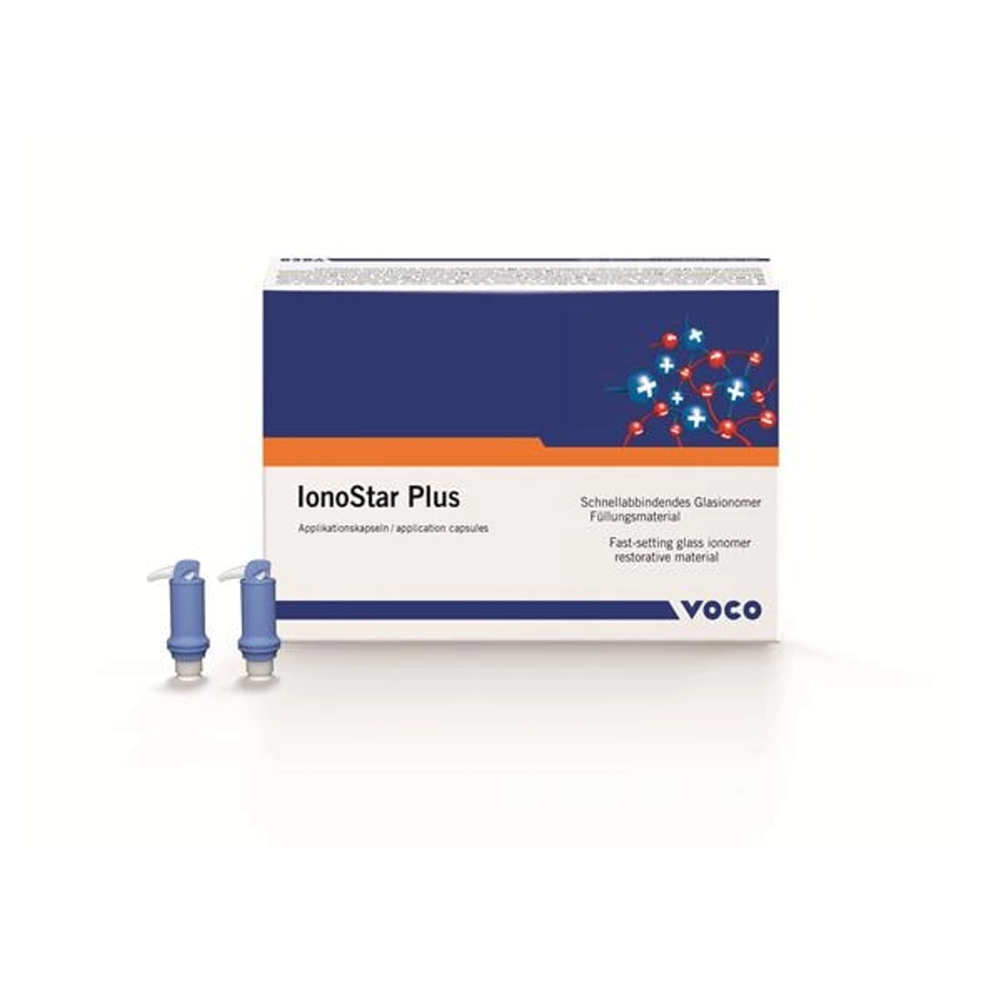 Voco IonoStar Plus Glass Ionomer Restorative, Application Capsules, Shade A2, 150 Capsules, Ref 2546 - IonoStar Plus - application capsule 150 pcs. A2, 2546 - Image 1