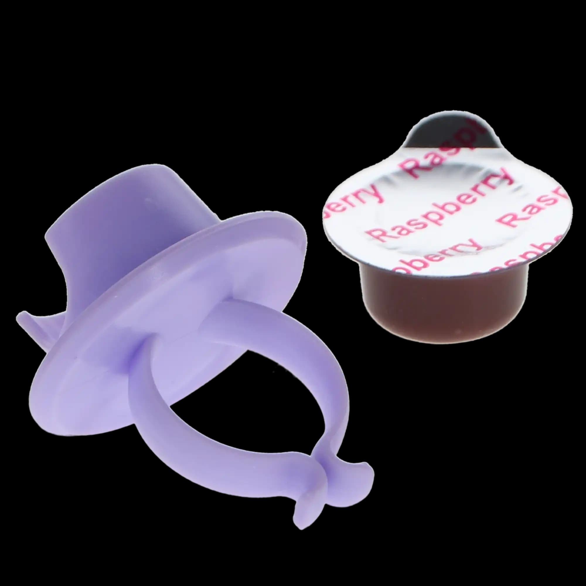 3D Dental Prophy Paste Cups, Medium Grit, Raspberry, 1.23% APF, 200/Pk, PR811 - Prophy Paste Cups, Medium, Raspberry, 200/Pk, PR811 - Image 1