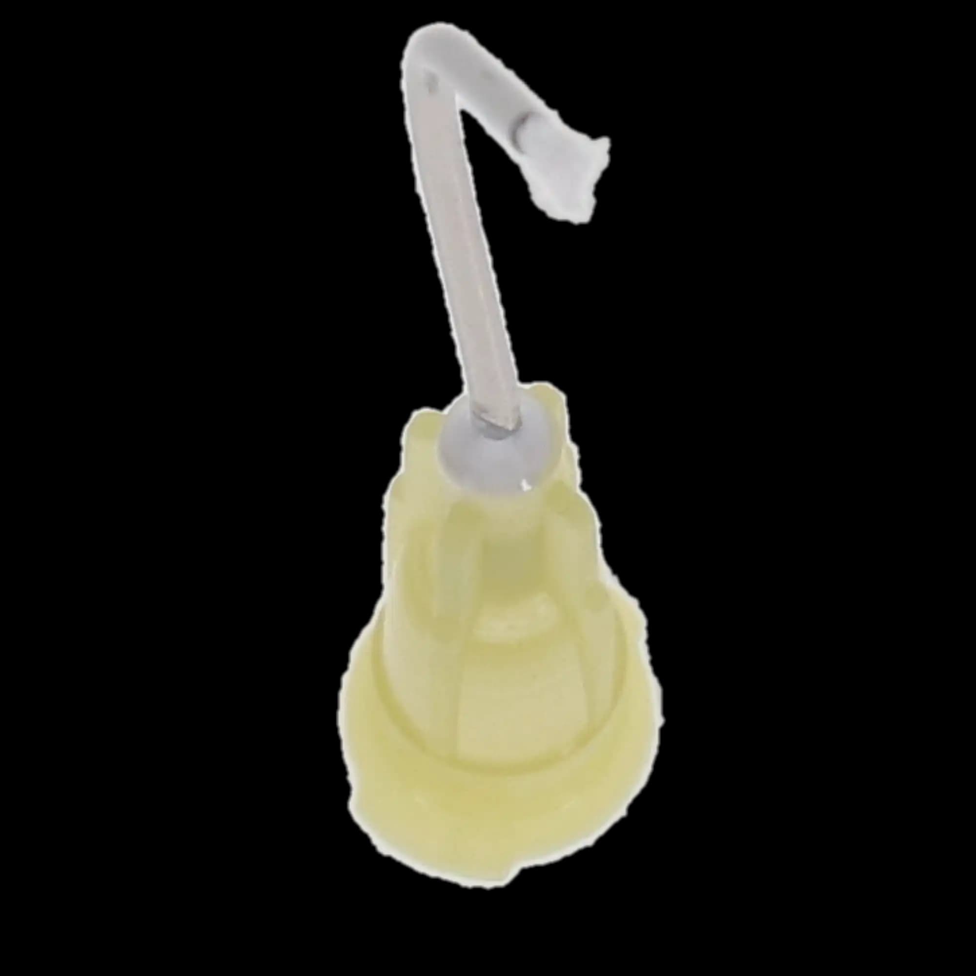 Vista Dental Products Stat-Flo Hemostatic Infusor Pre-Bent Tips, 19 Gauge, Yellow, 100/Pk, 312100 - Stat-Flo Hemostatic Infusor Pre-Bent Tips, 19 Ga, Yellow, 100/Pk, 312100 - Image 1