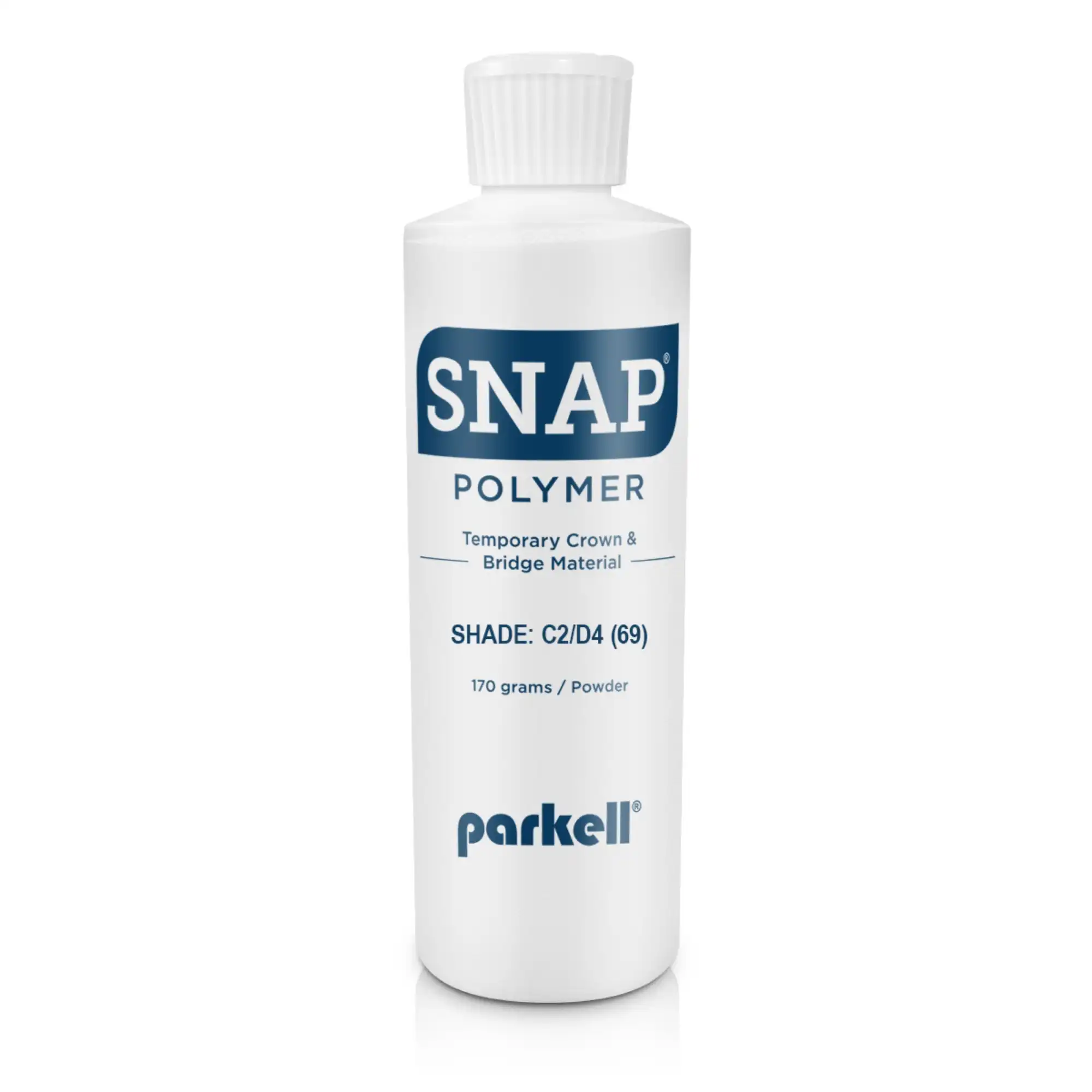 Snap Temporary Crown & Bridge Material, Acrylic Powder, Shade #69, 170 g, 1/Pk, S450 - Snap Temporary C&B Material, Polymer, Acrylic Powder, # 69, 170 g, C2/D4, 1/Pk, S450 - Image 1