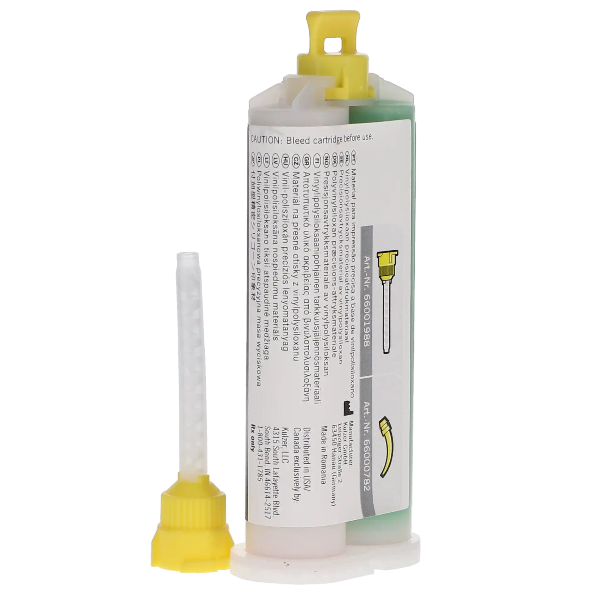 Flexitime VPS Precision Impression Material, Cartridge Refill Pack, Correct Flow, 50 ml, 2/Pk, 50034806 - Flexitime VPS Precision Impression Material, Cartridge Refill Pack, Correct Flow, 50 ml, 2/Pk, 50034806 - Image 1