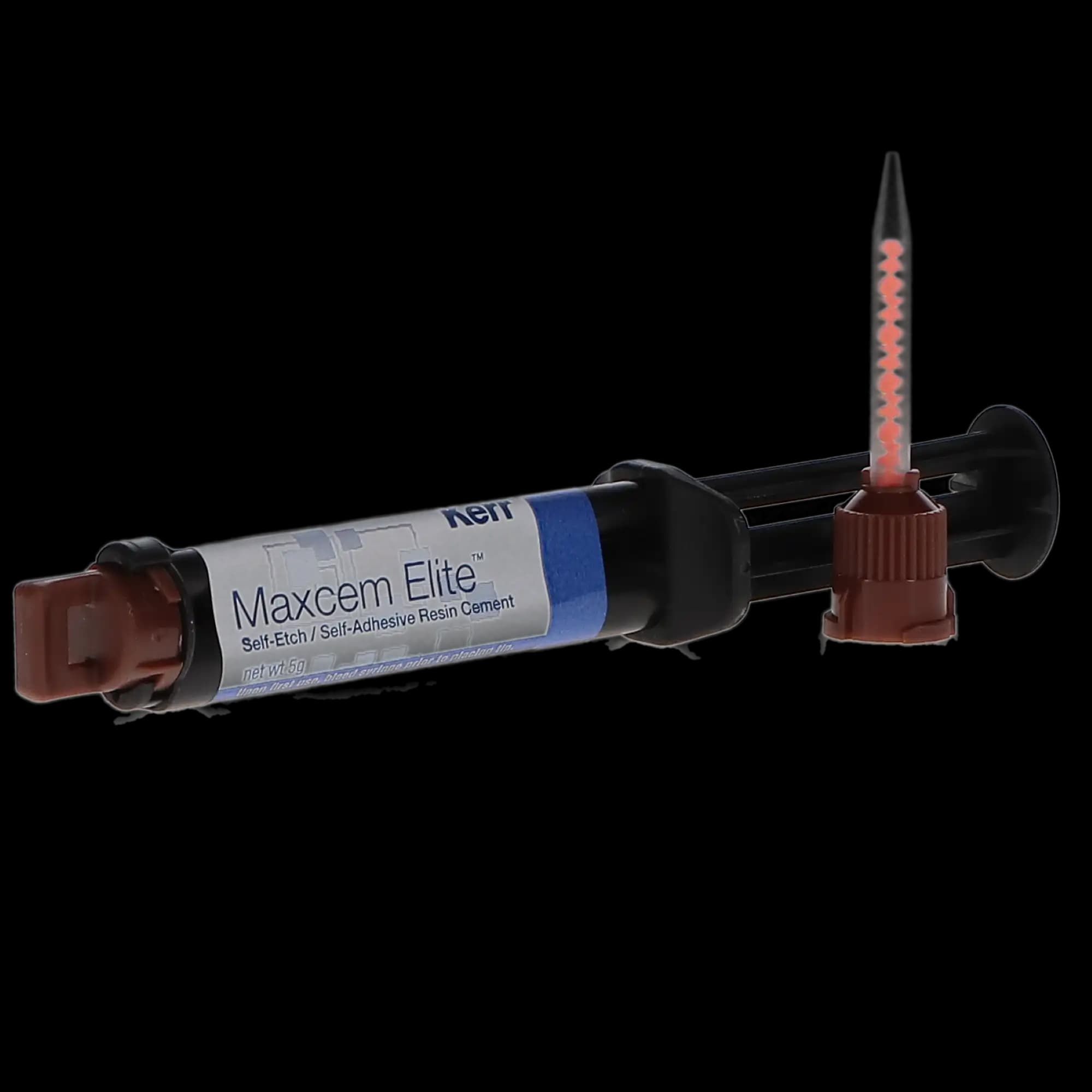 Maxcem Elite Self-Adhesive Resin Cement, Individual Shade Refill, White Opaque, 2 x 5 g Dual Syringes, 34060 - Maxcem Elite Resin Cement, Individual Shade Refill, 5 g, White Opaque, 2/Pk - Image 1