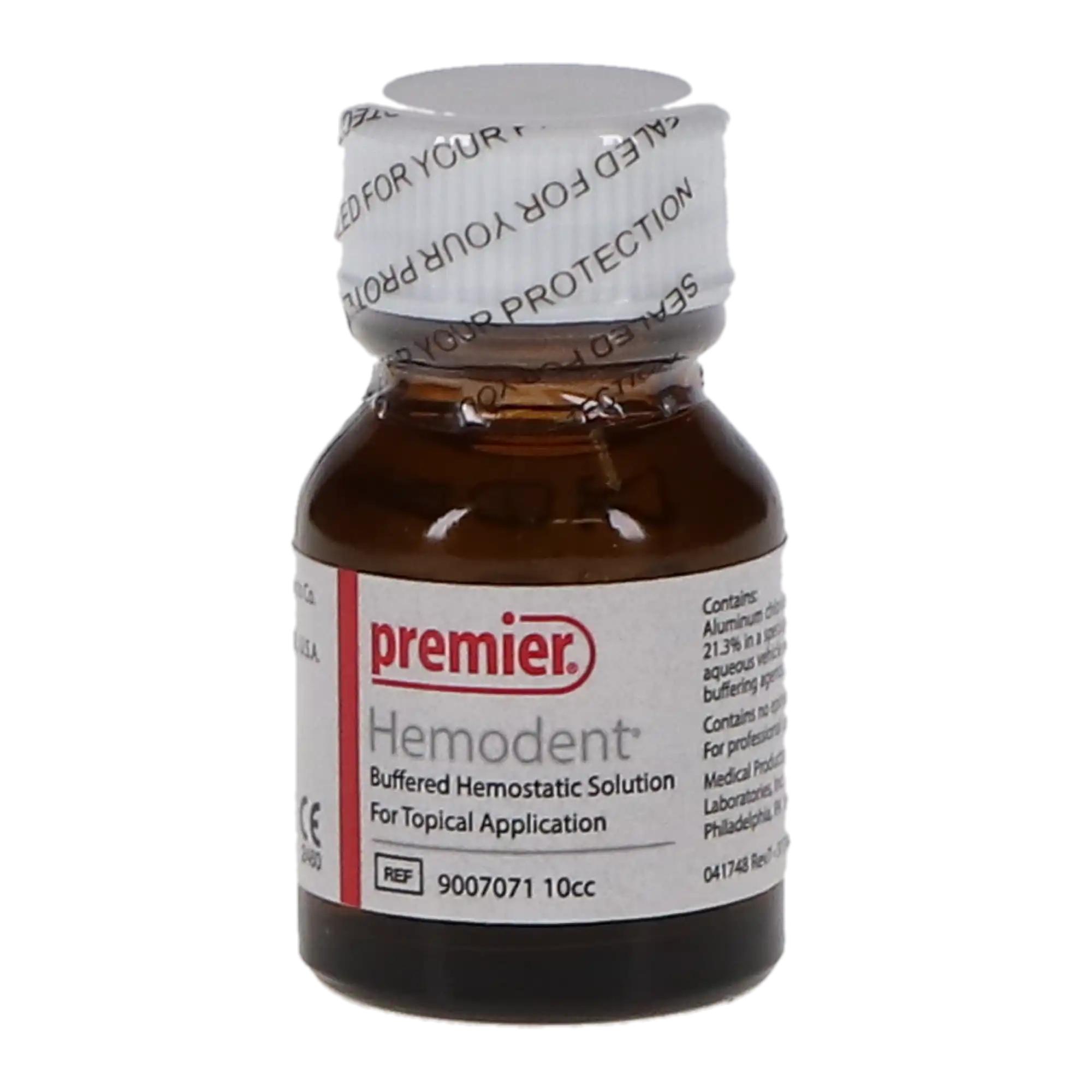 Premier Hemodent Liquid Hemostatic Solution, Buffered Aluminum Chloride, 10 cc Bottle - Premier - Hemodent Liquid - 10cc - Image 1