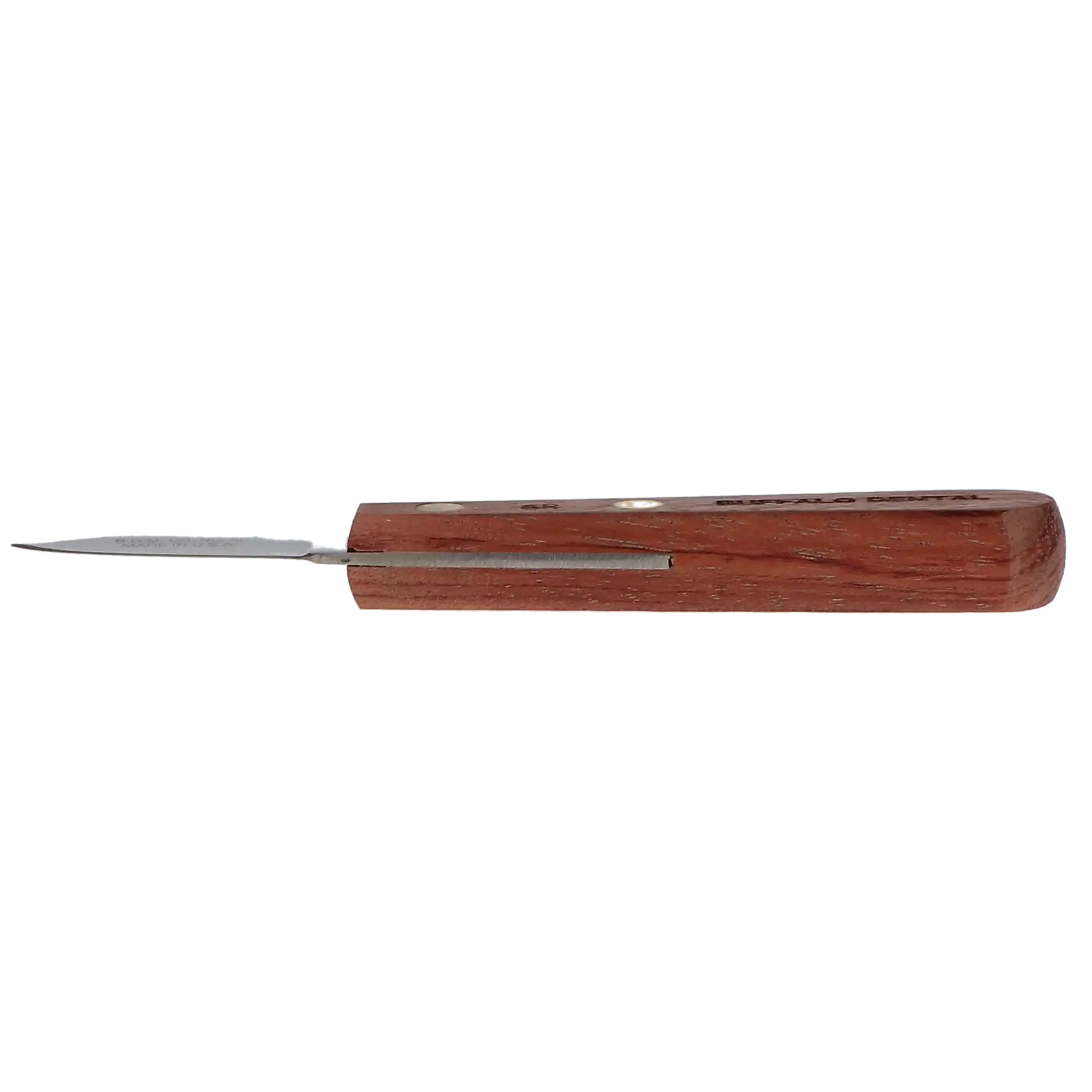 Buffalo Dental #6R Plaster Knife, Rosewood Handle, 1-1/2" Carbon Steel Blade, 1/Pk, 55570 - Knife Lab Plaster 6R - Image 1