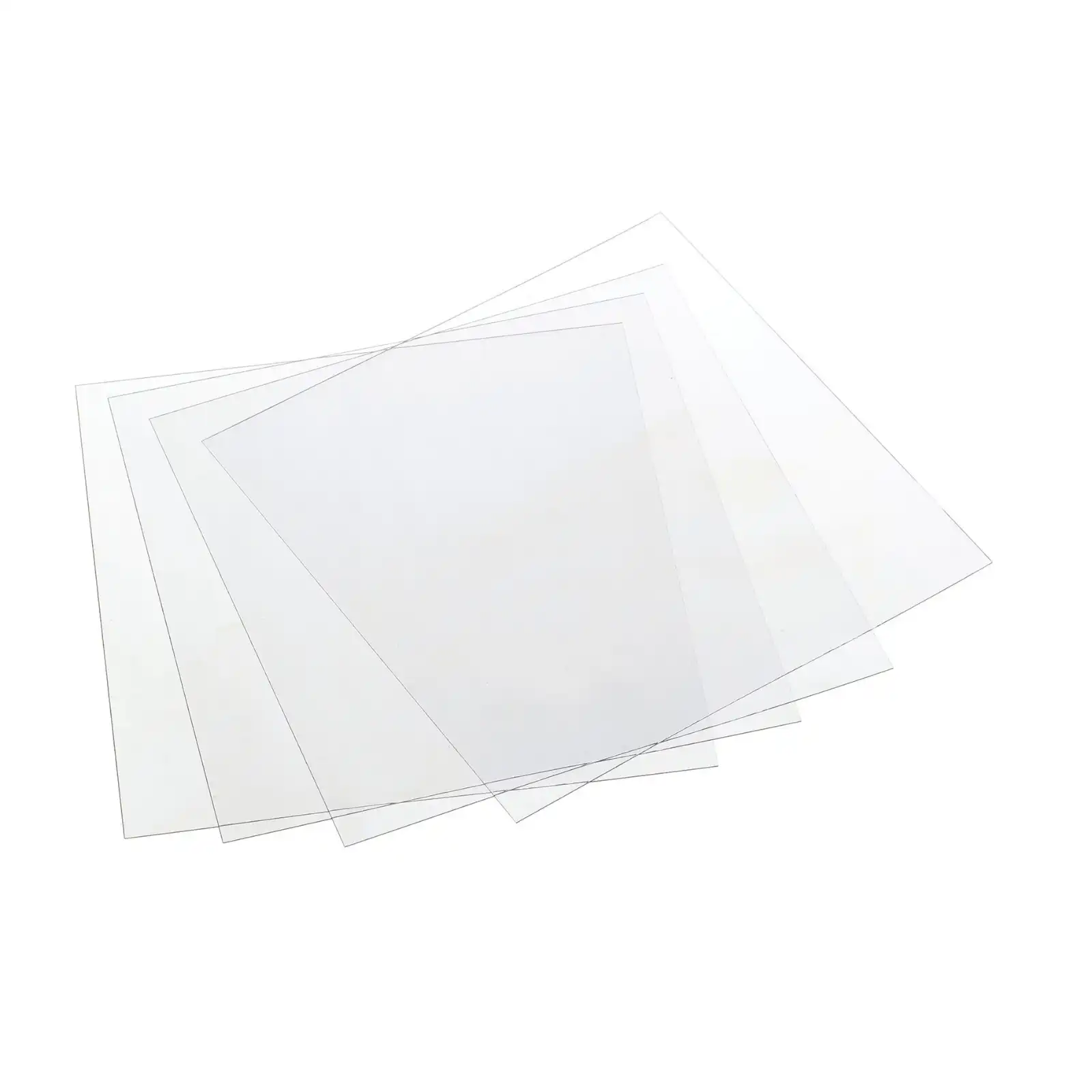 Pro-Form Temporary Crown & Bridge Material, 5" x 5", 0.020" (0.50 mm), Clear, 25 Sheets/Pk, 9613720 - Pro-Form, Temp. Crown & Bridge Material, 5" x 5", 0.020 ", Clear, 25/Pk, 9613720 - Image 1